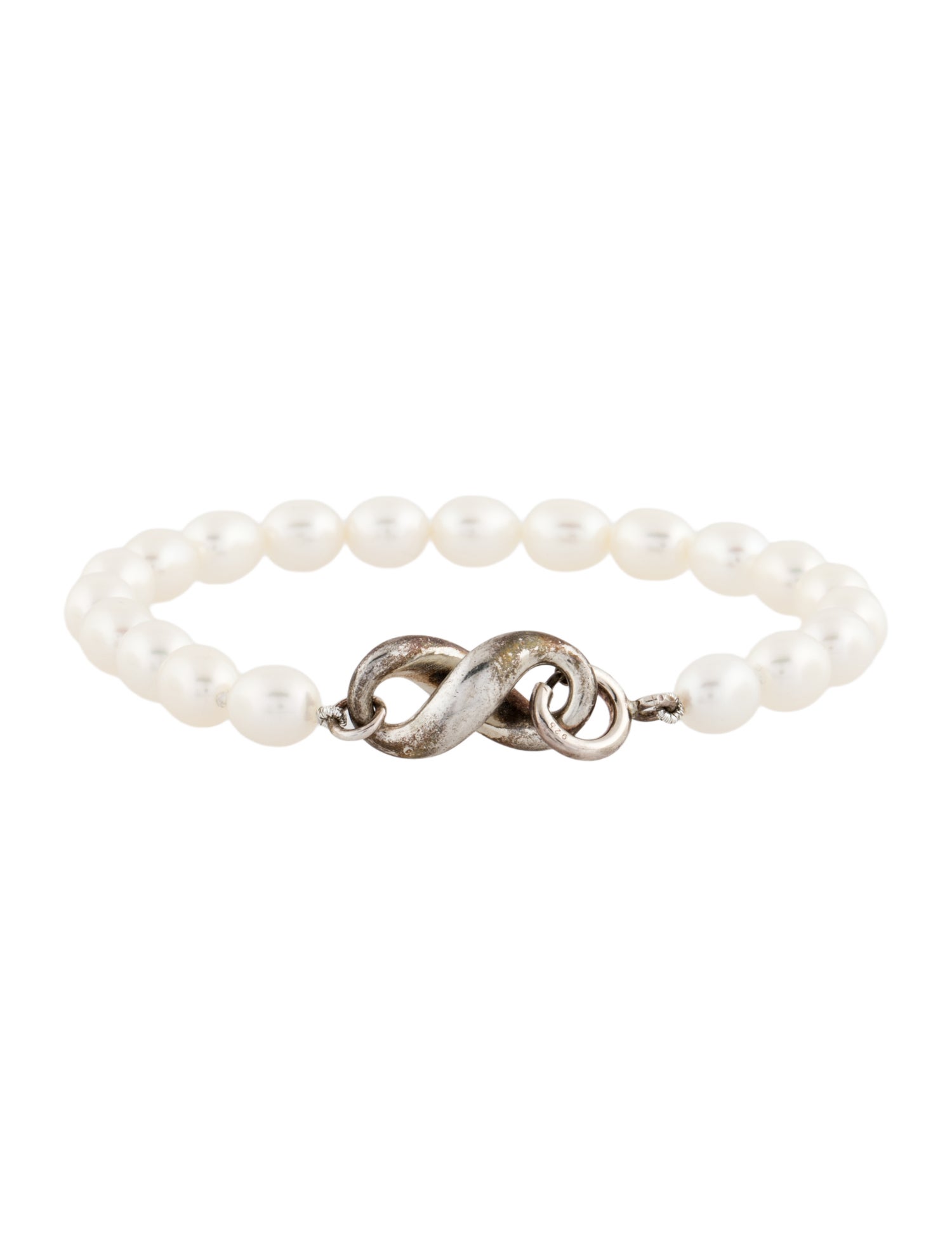 Tiffany & Co. Vintage Infinity Pearl Bracelet