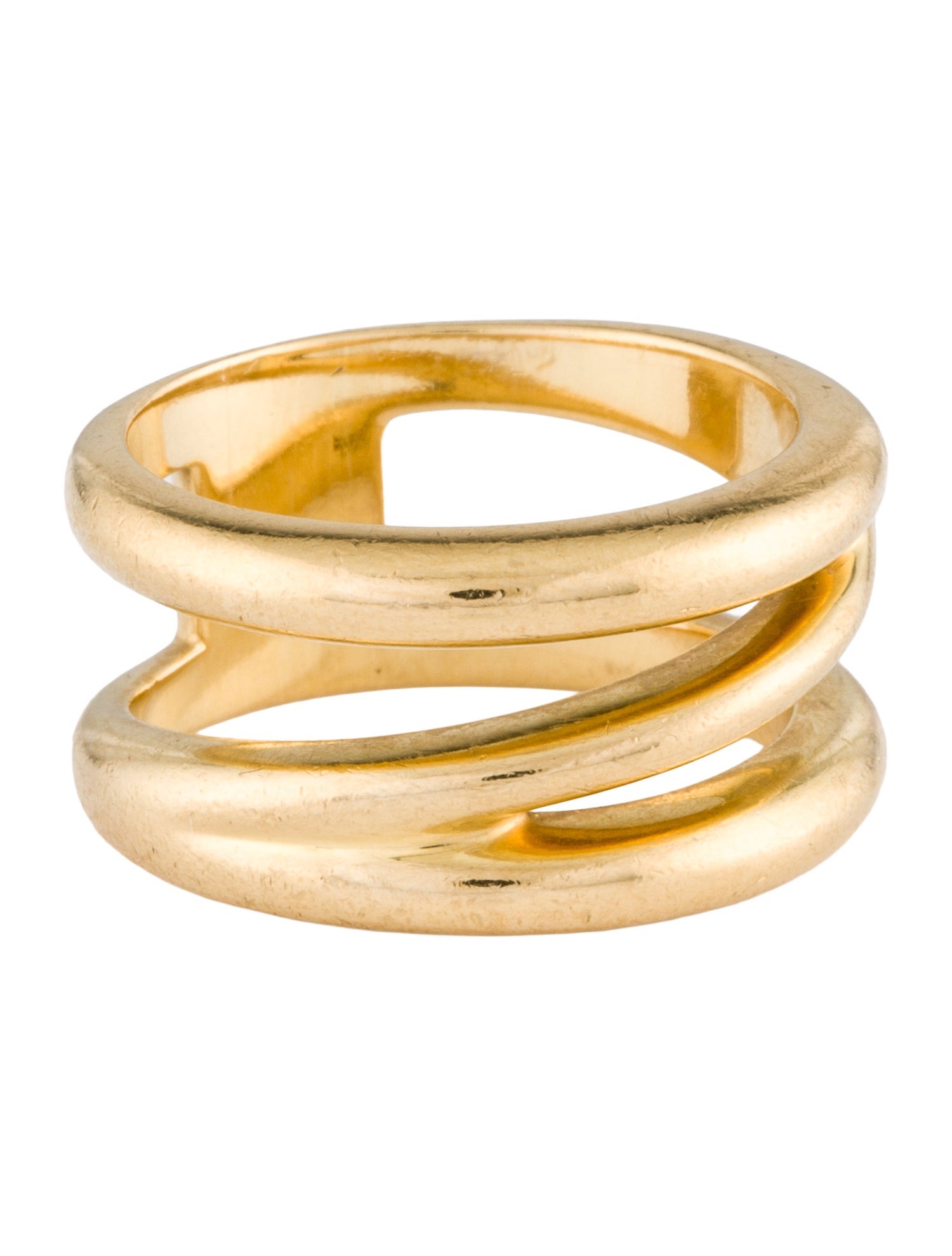 Tiffany & Co. Vintage 18K Zig Zag Band