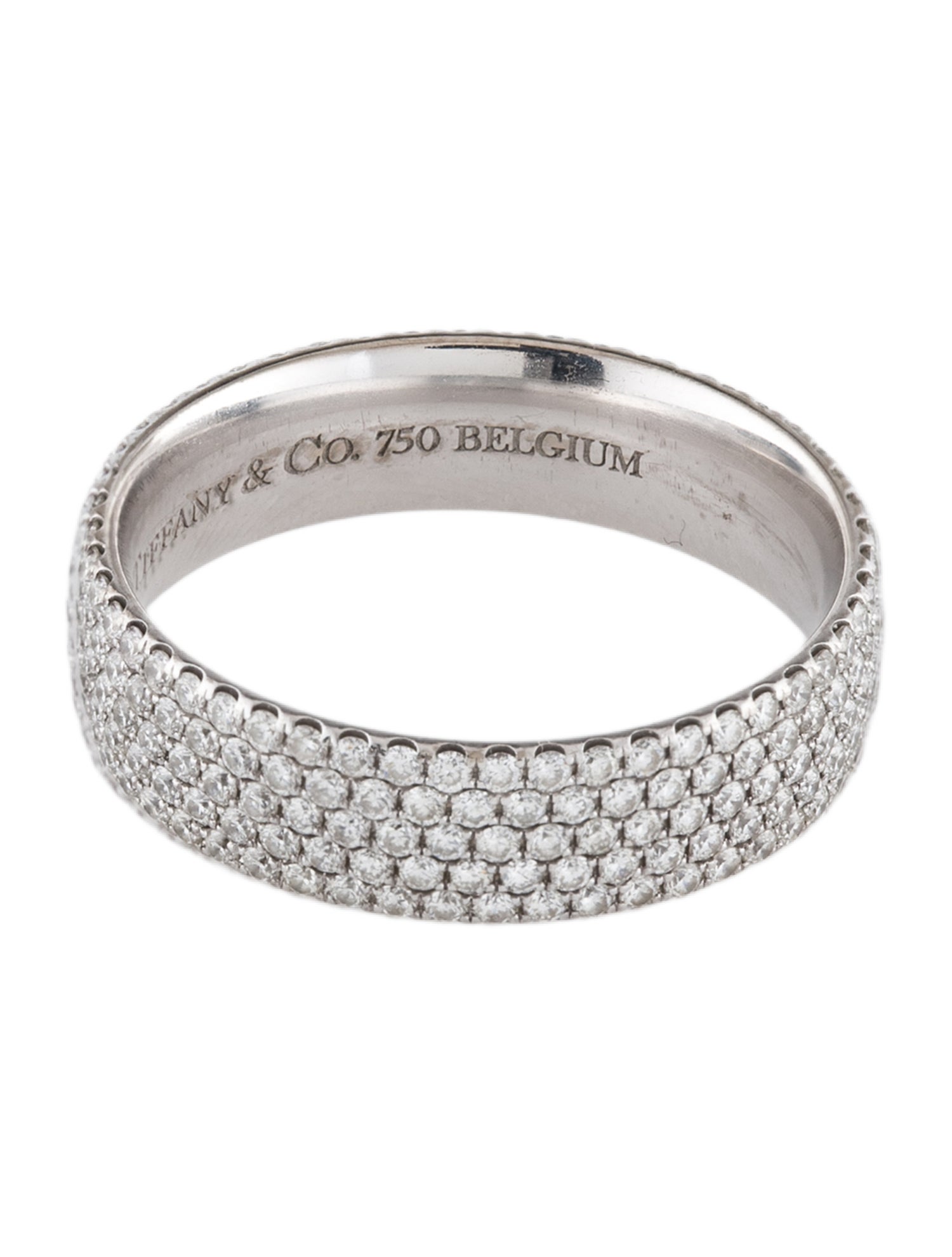 Tiffany & Co. 18K Diamond Metro Five-Row Ring