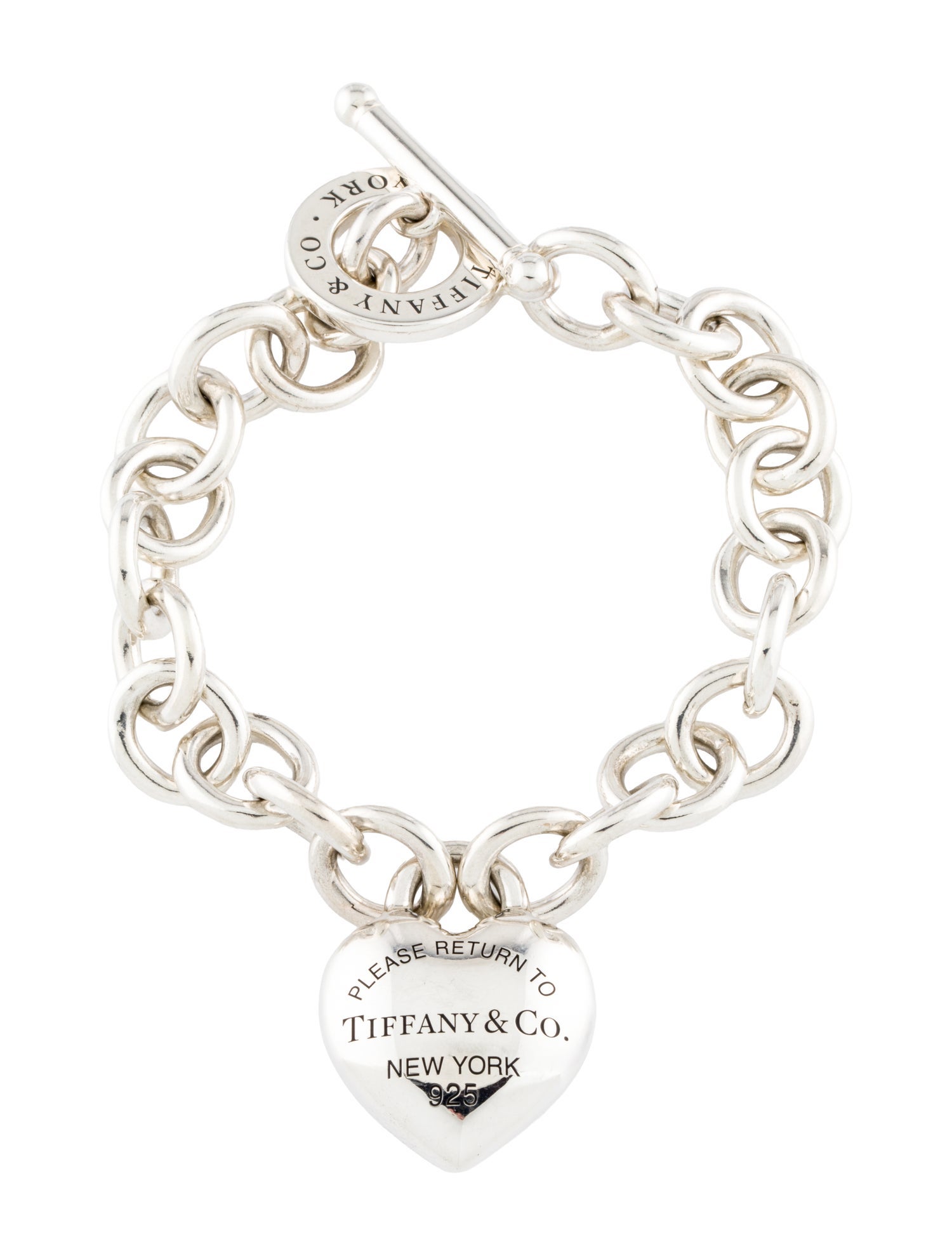 Tiffany & Co. Full Heart Toggle Bracelet
