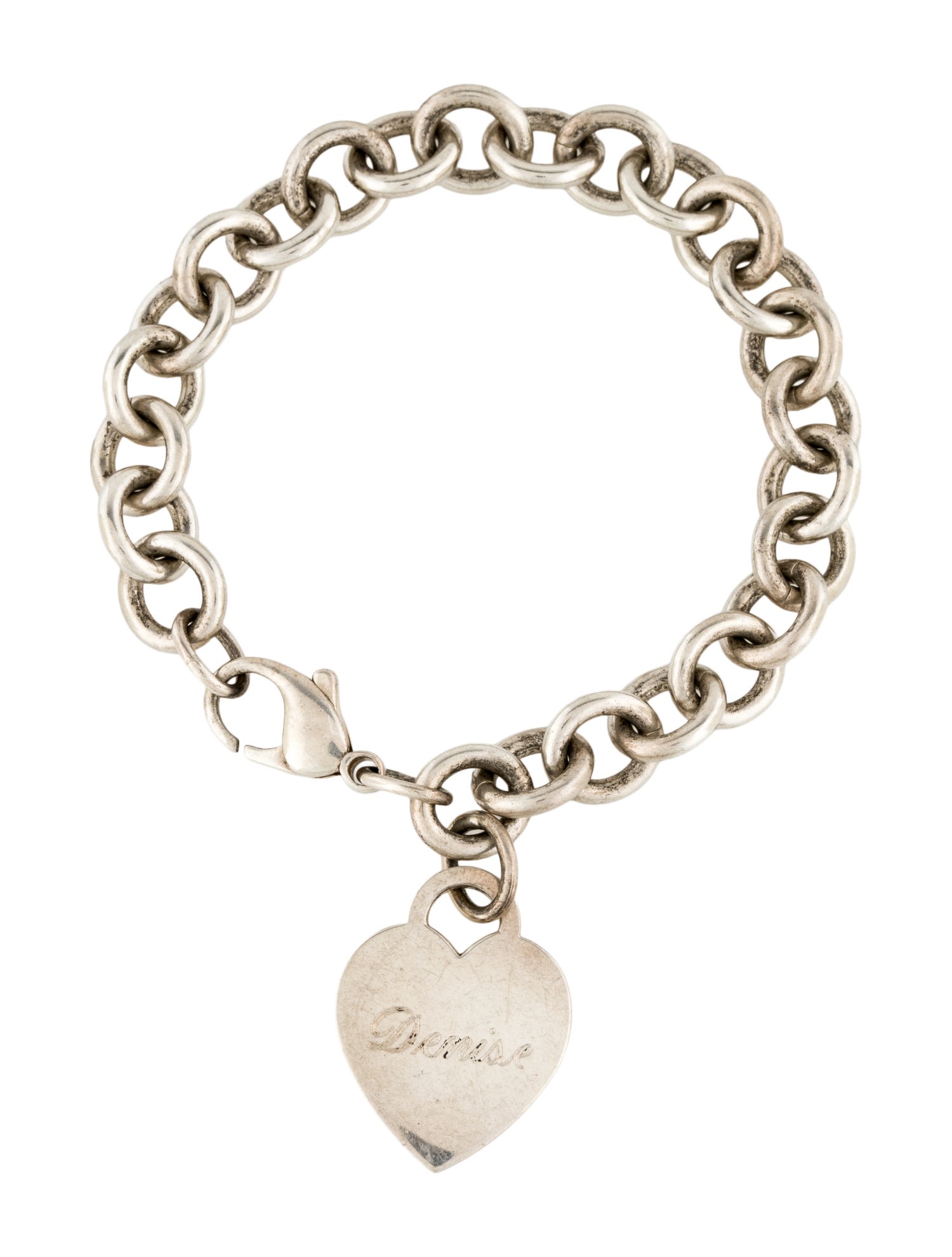 Tiffany & Co. Heart Tag Charm Bracelet