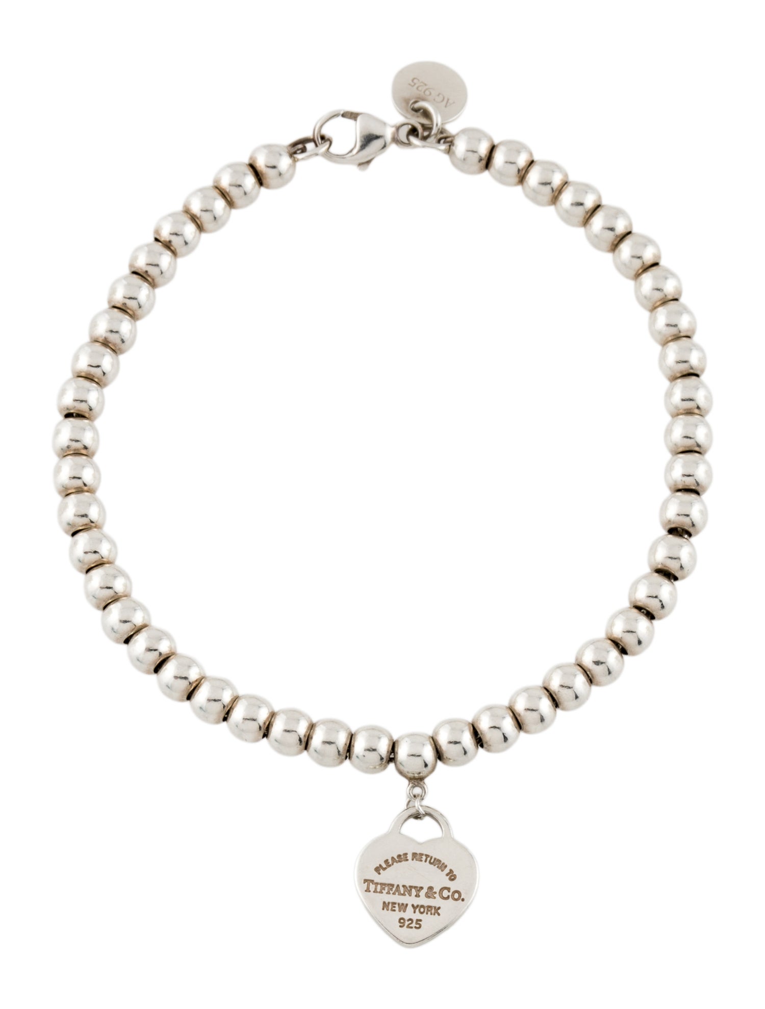 Tiffany & Co. Tiffany Blue® Heart Tag Bead Bracelet