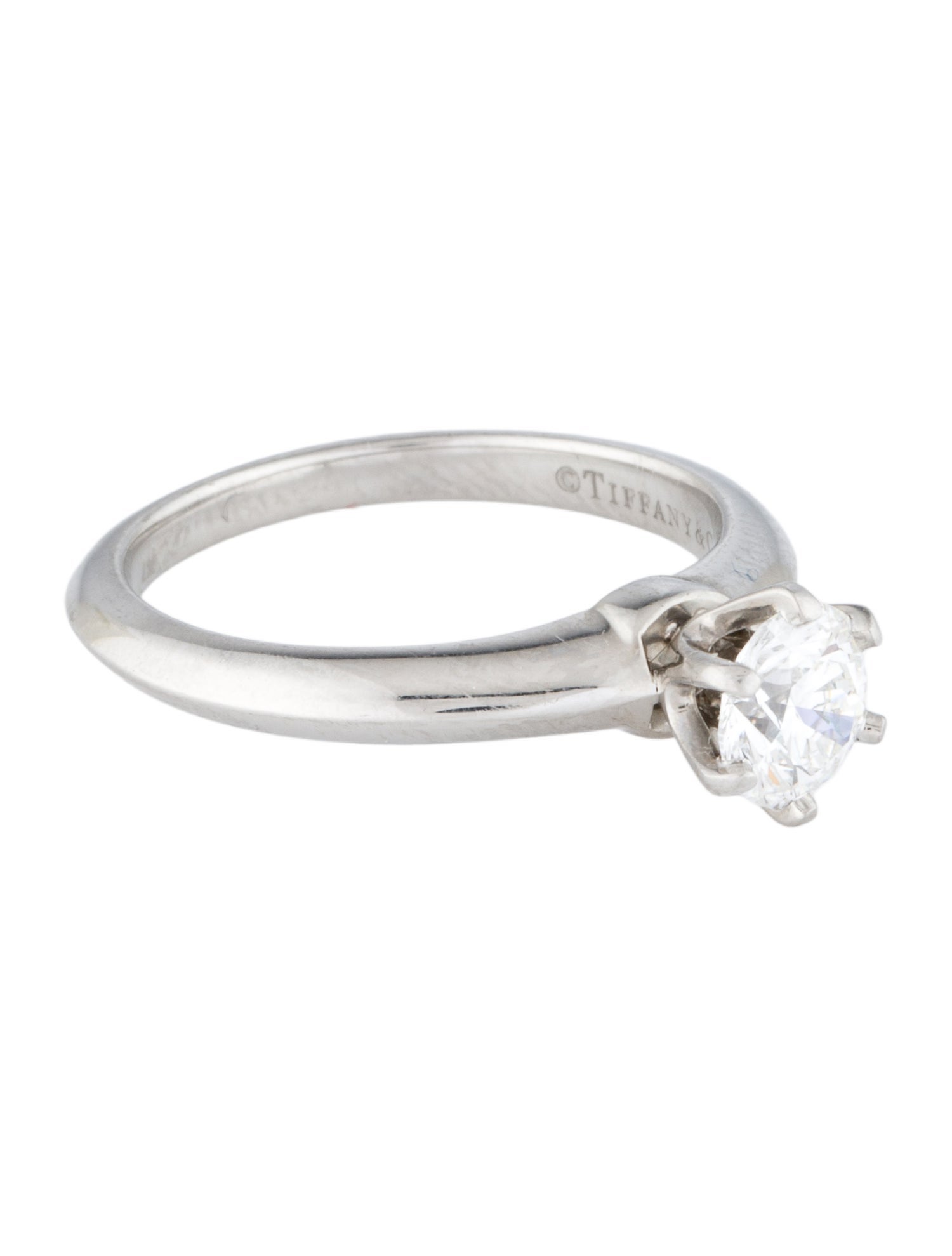 Tiffany & Co. Platinum Diamond Engagement Ring