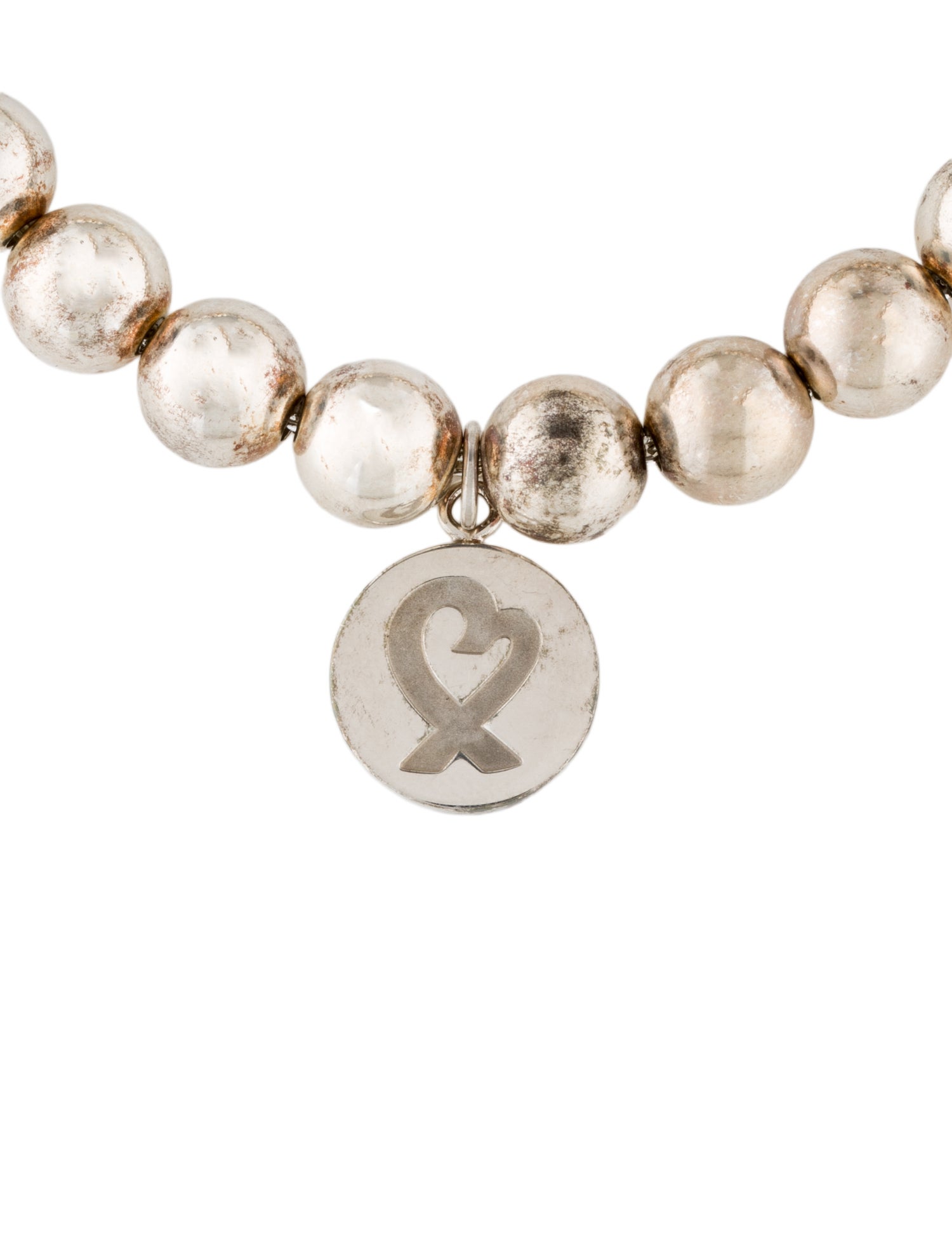 Tiffany & Co. Loving Heart Bead Charm Bracelet