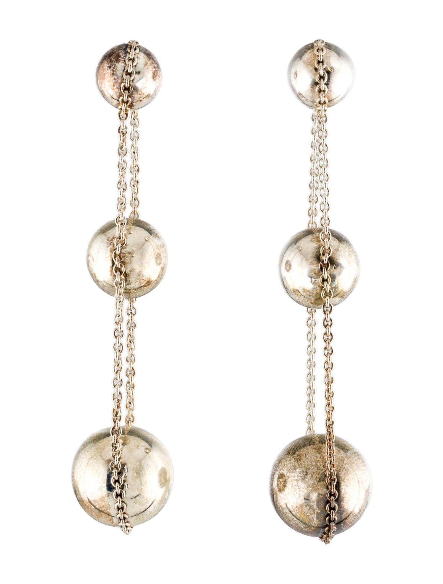 Tiffany & Co. Hardwear Triple Ball Drop Earrings