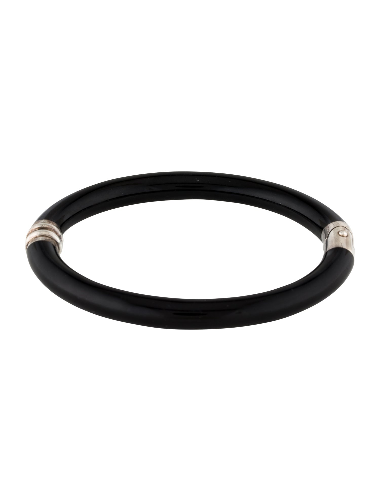 Tiffany & Co. Enamel Hinged Bangle Bracelet