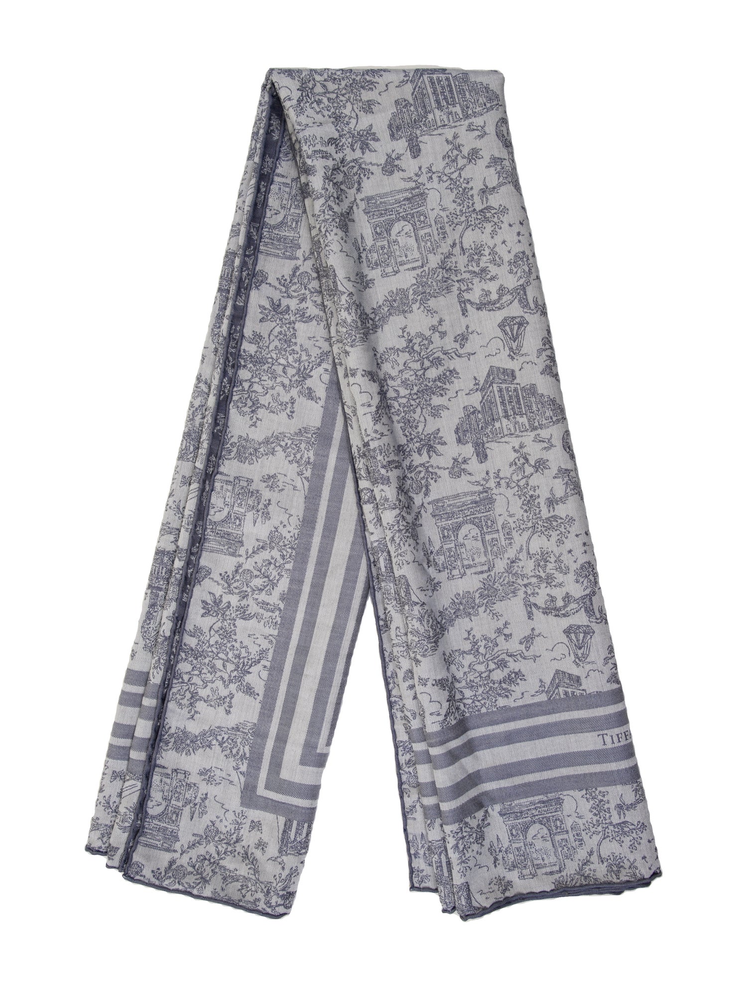 Tiffany & Co. Silk Printed Shawl