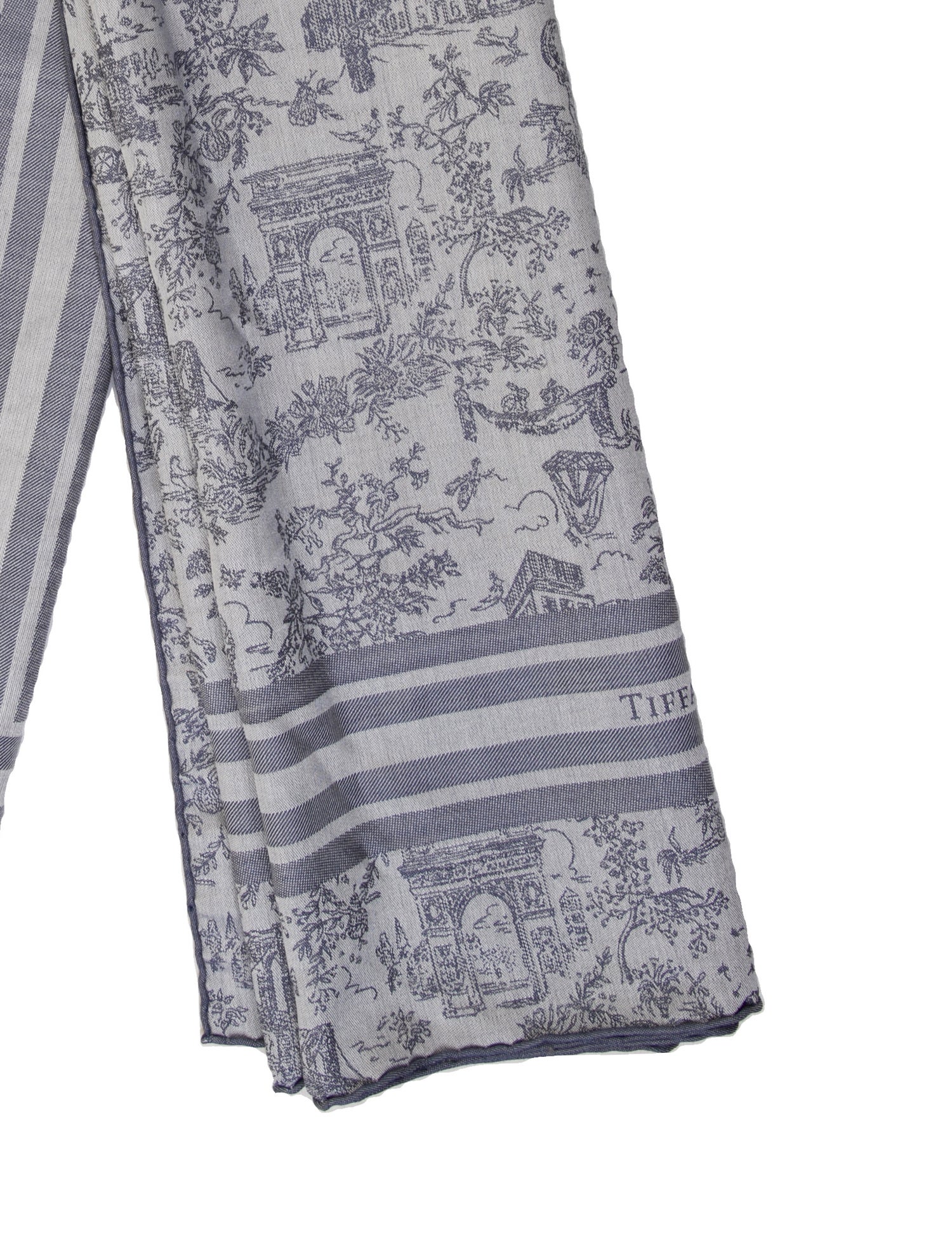 Tiffany & Co. Silk Printed Shawl