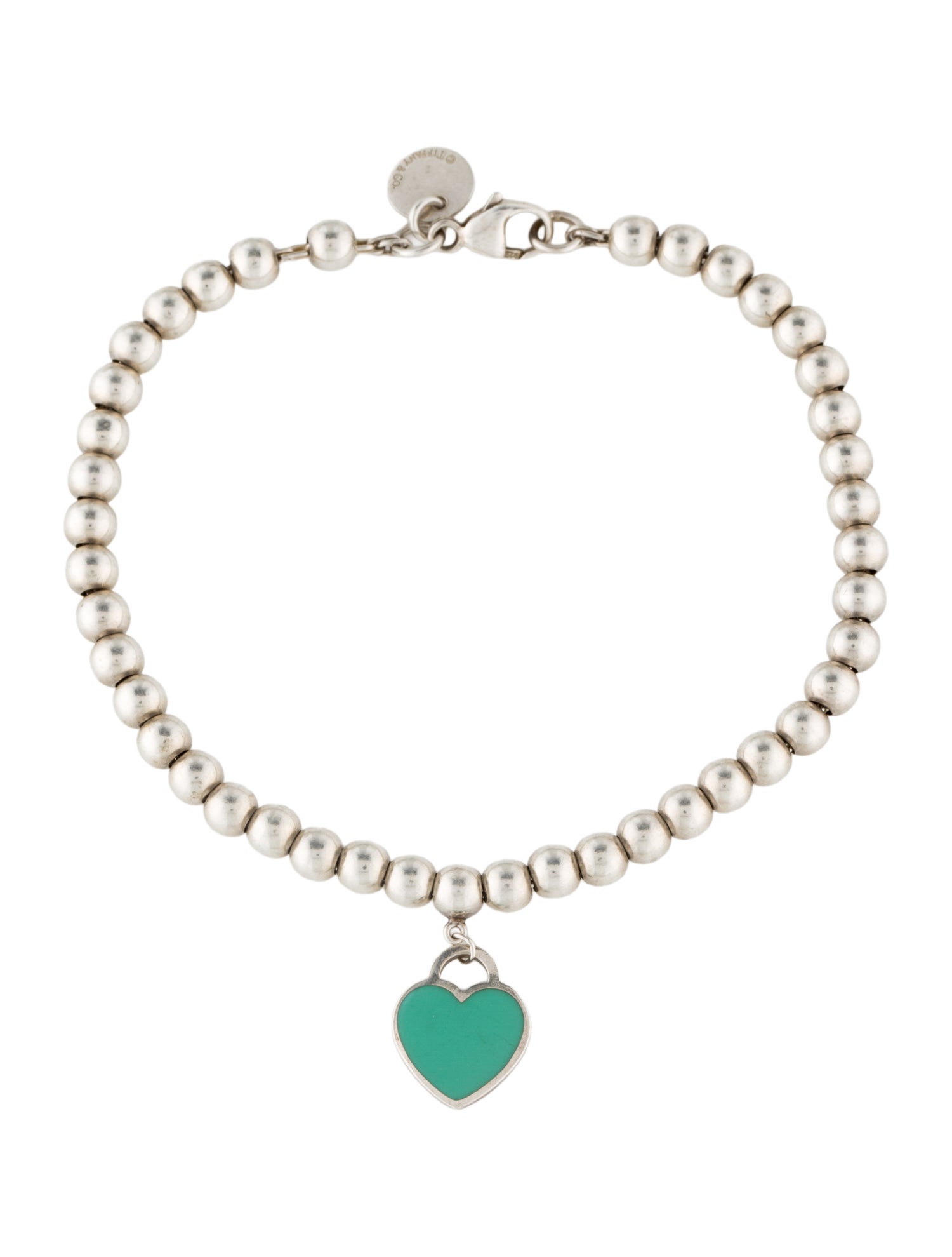 Tiffany & Co. Heart Tag Bead Bracelet
