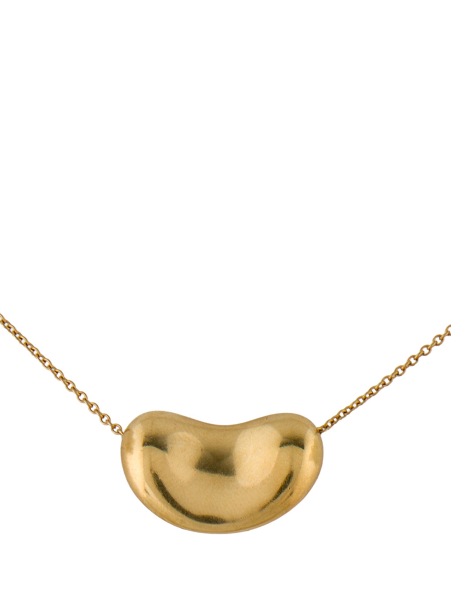 Tiffany & Co. Vintage Bean Pendant Necklace
