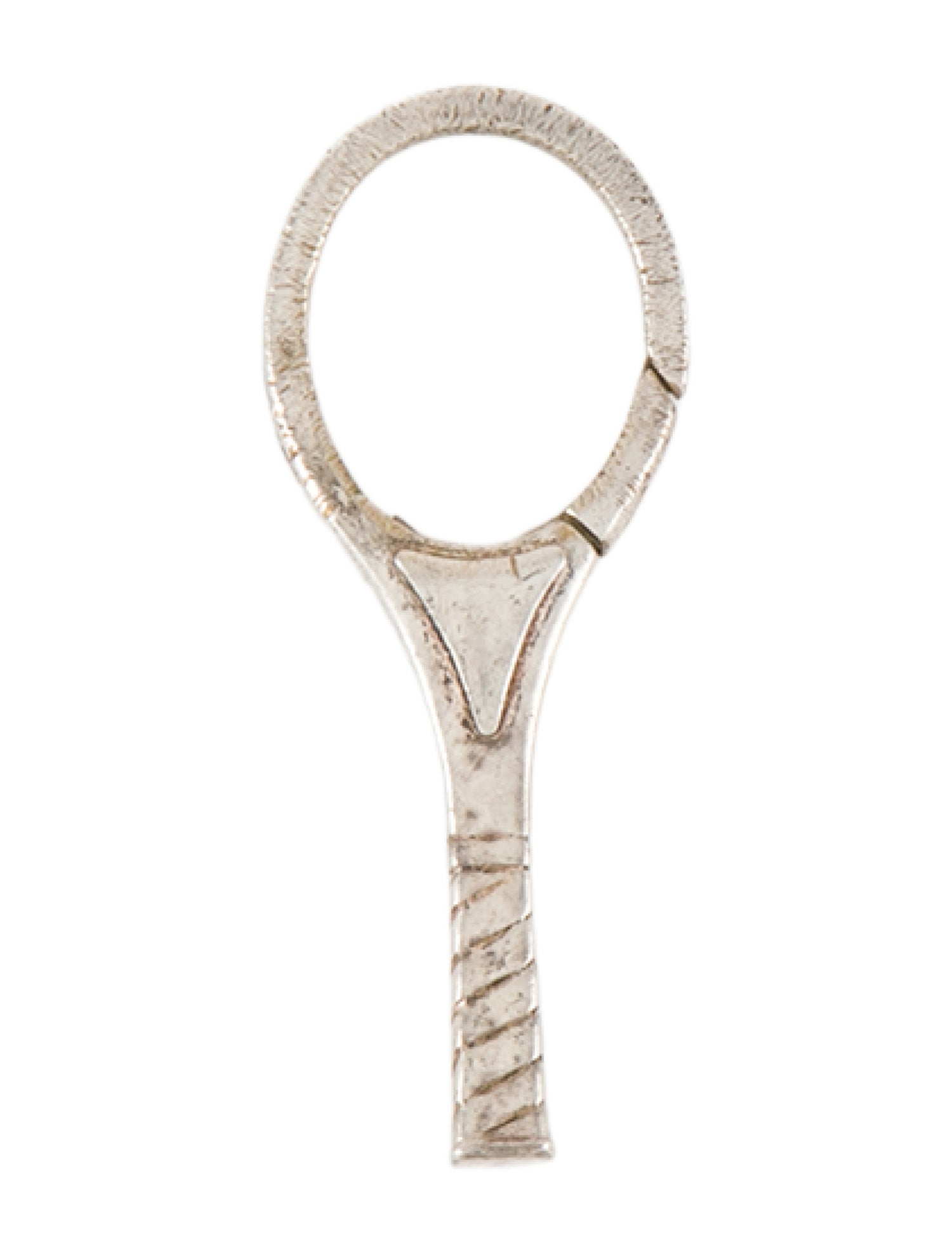 Tiffany & Co. Sterling Silver Tennis Racket Keychain