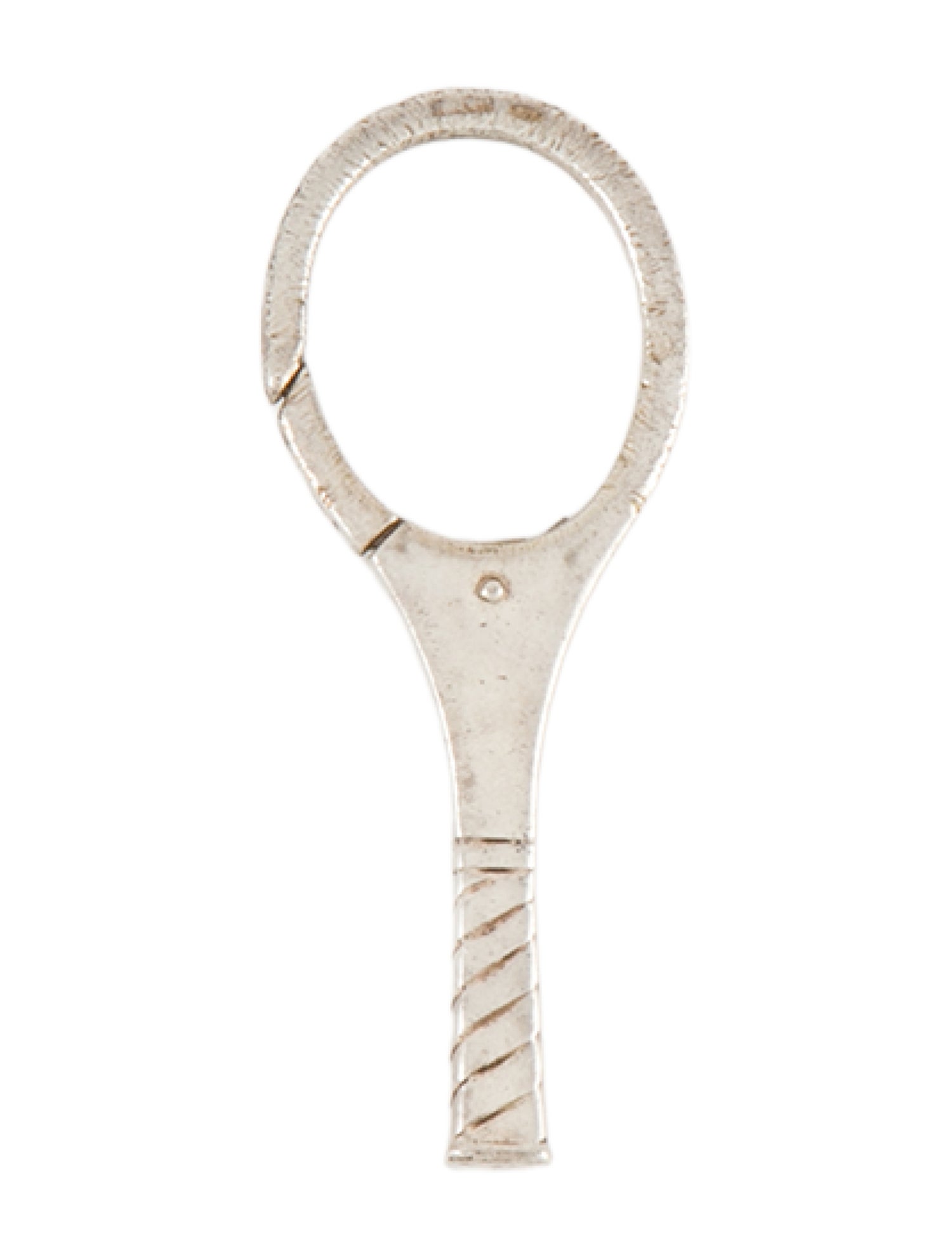 Tiffany & Co. Sterling Silver Tennis Racket Keychain