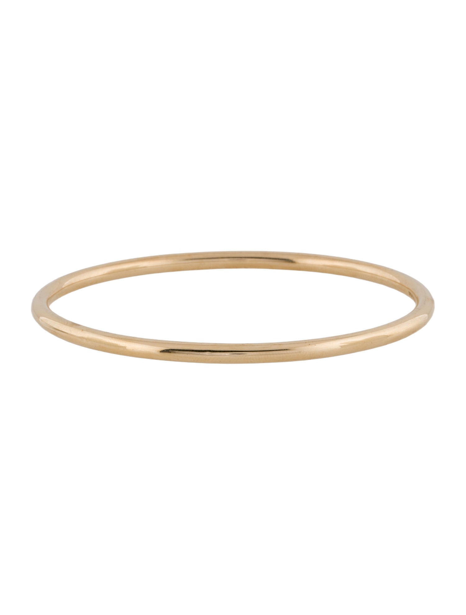 Tiffany & Co. Vintage 14K Oval Bangle
