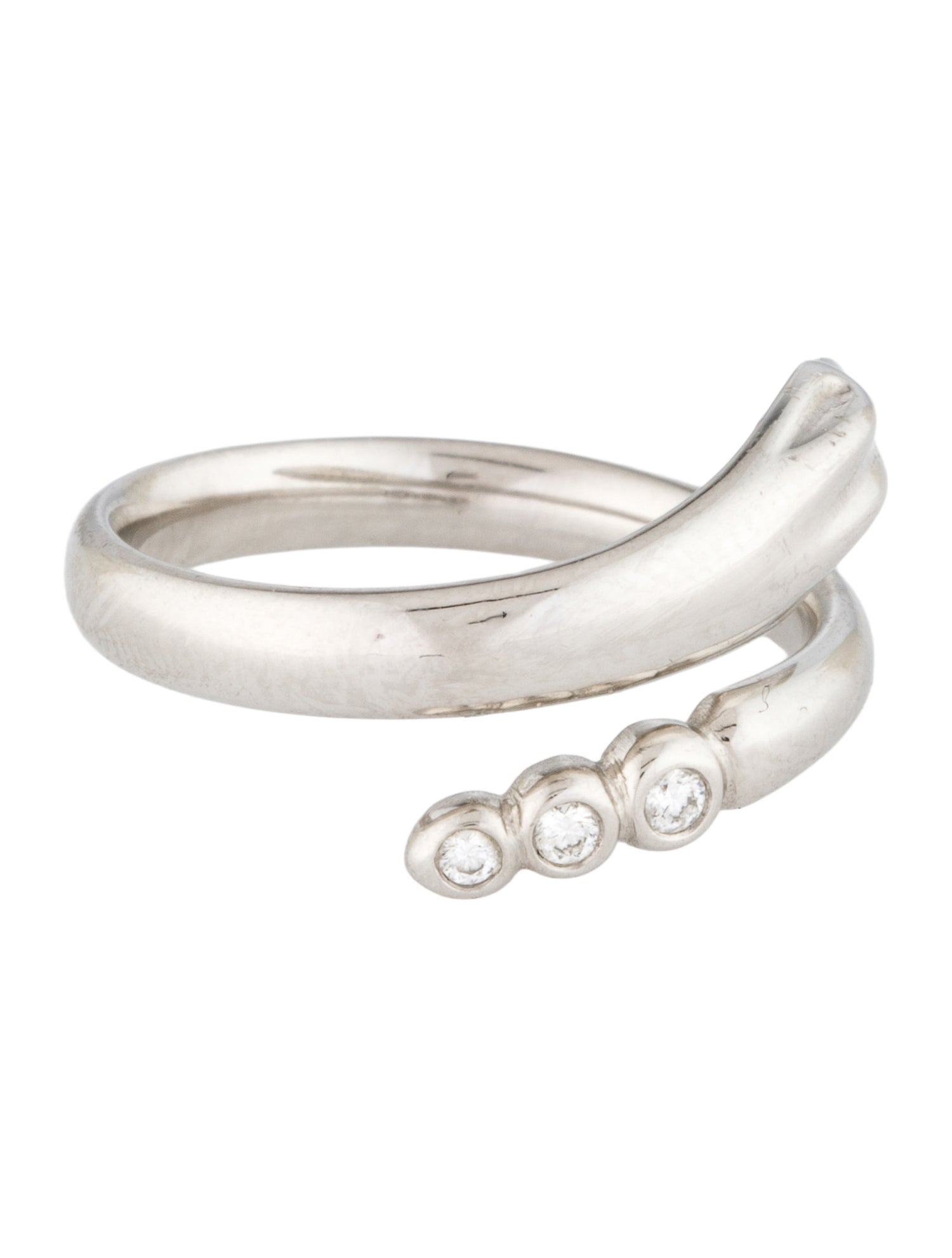 Tiffany & Co. Platinum Diamond Snake Band