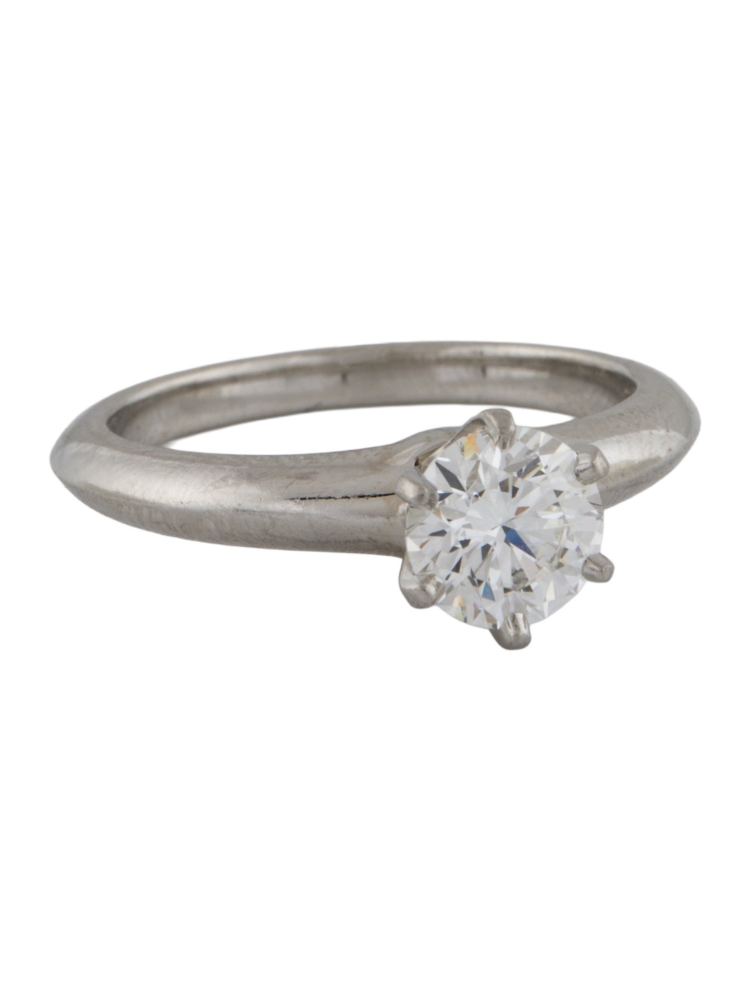 Tiffany & Co. Platinum Diamond The Tiffany® Setting Engagement Ring
