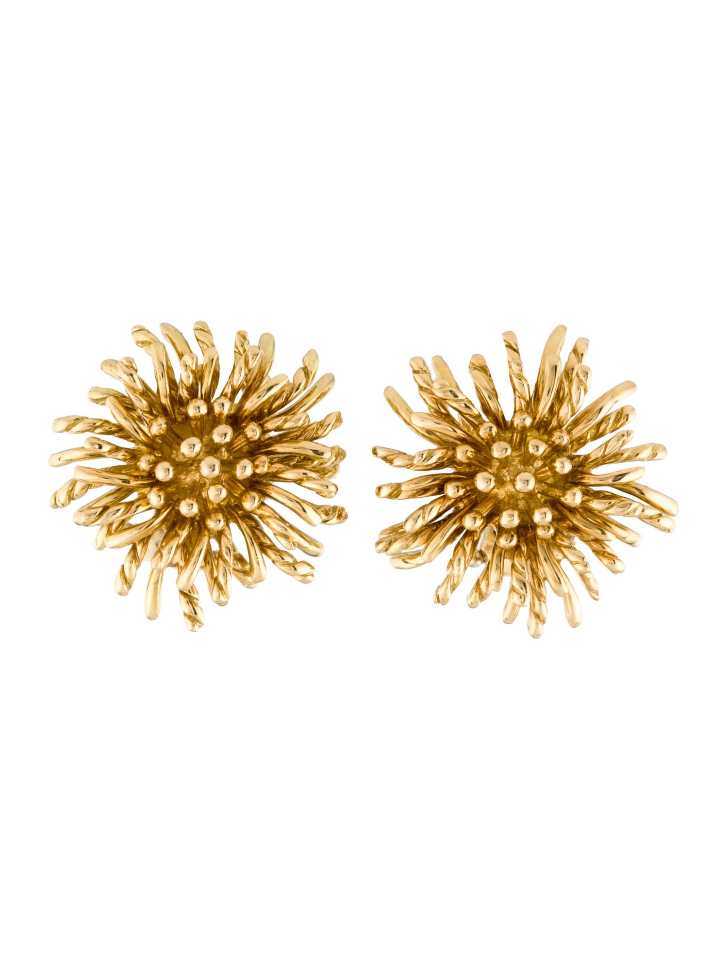 Tiffany & Co. Vintage 18K Sea Anemone Earclips