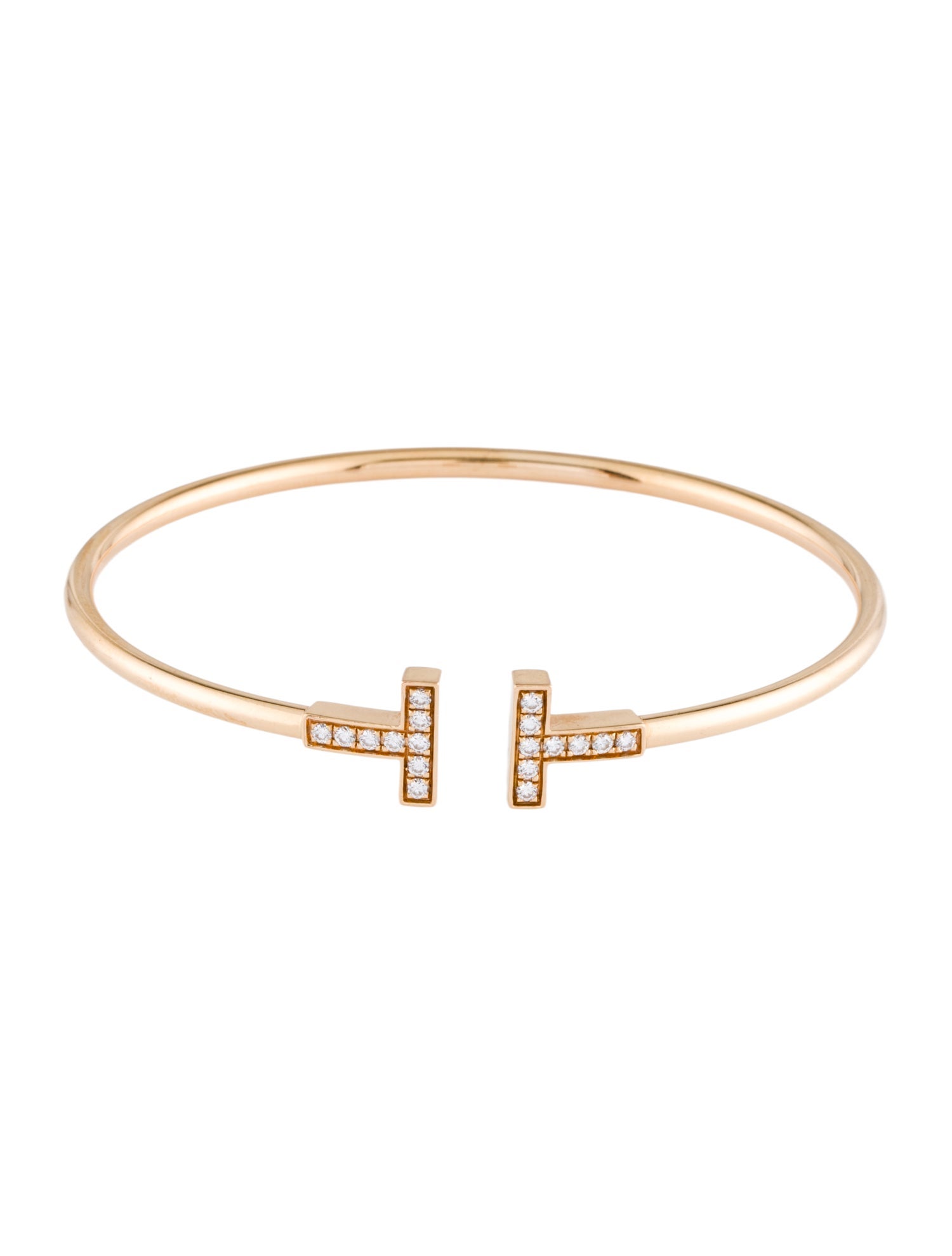 Tiffany & Co. 18K Diamond Wire Bracelet