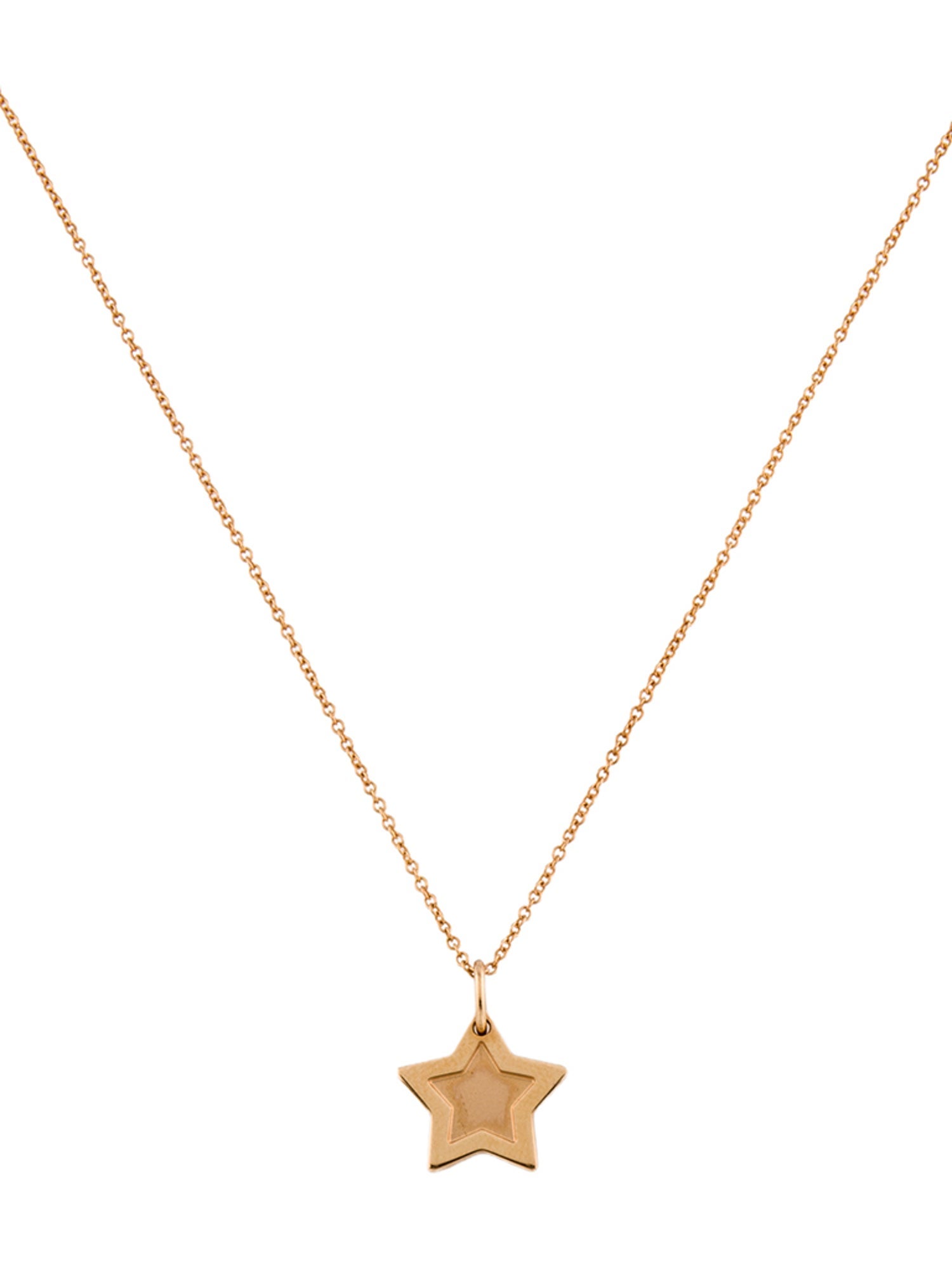 Tiffany & Co. 18K Super Star Pendant Necklace