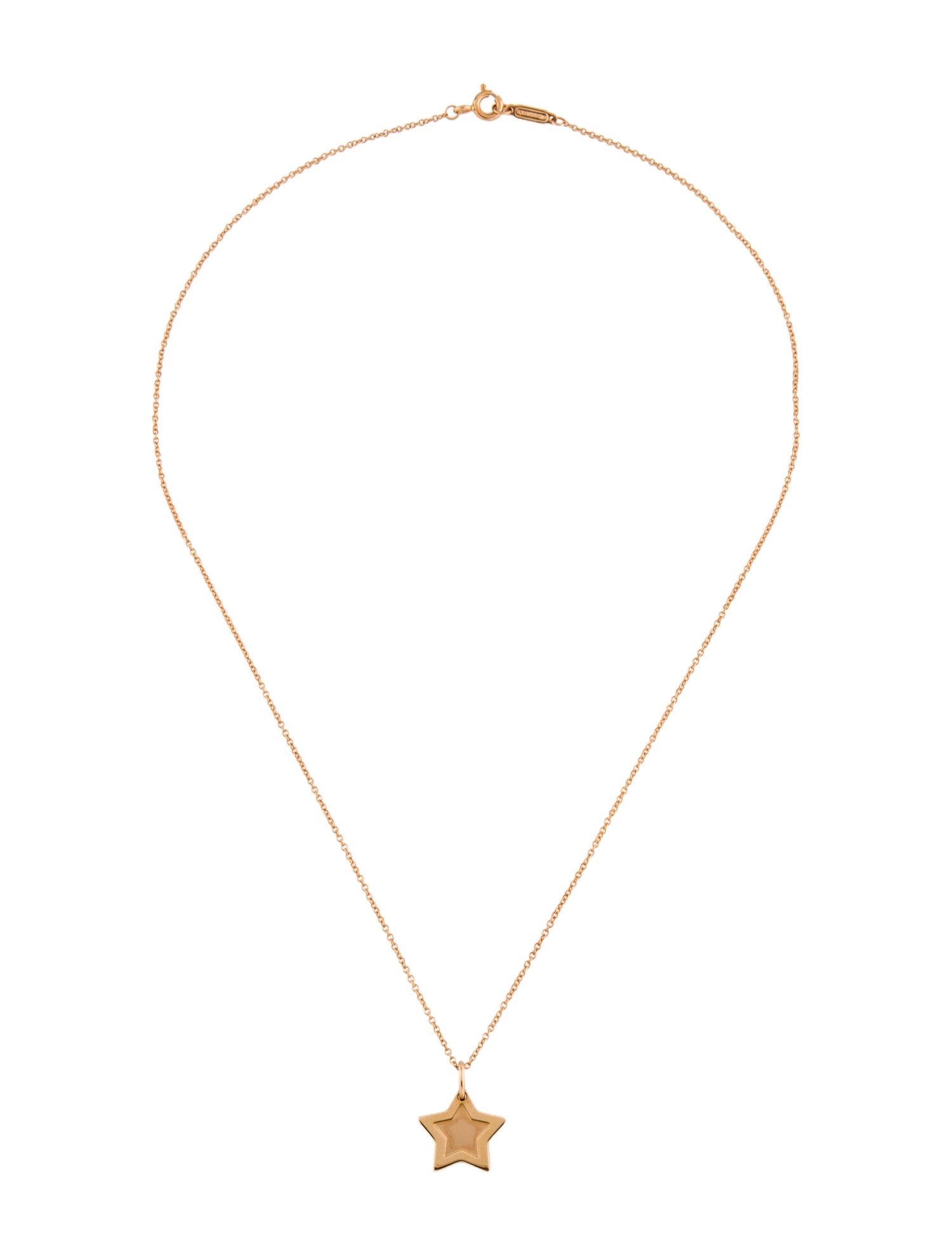 Tiffany & Co. 18K Super Star Pendant Necklace