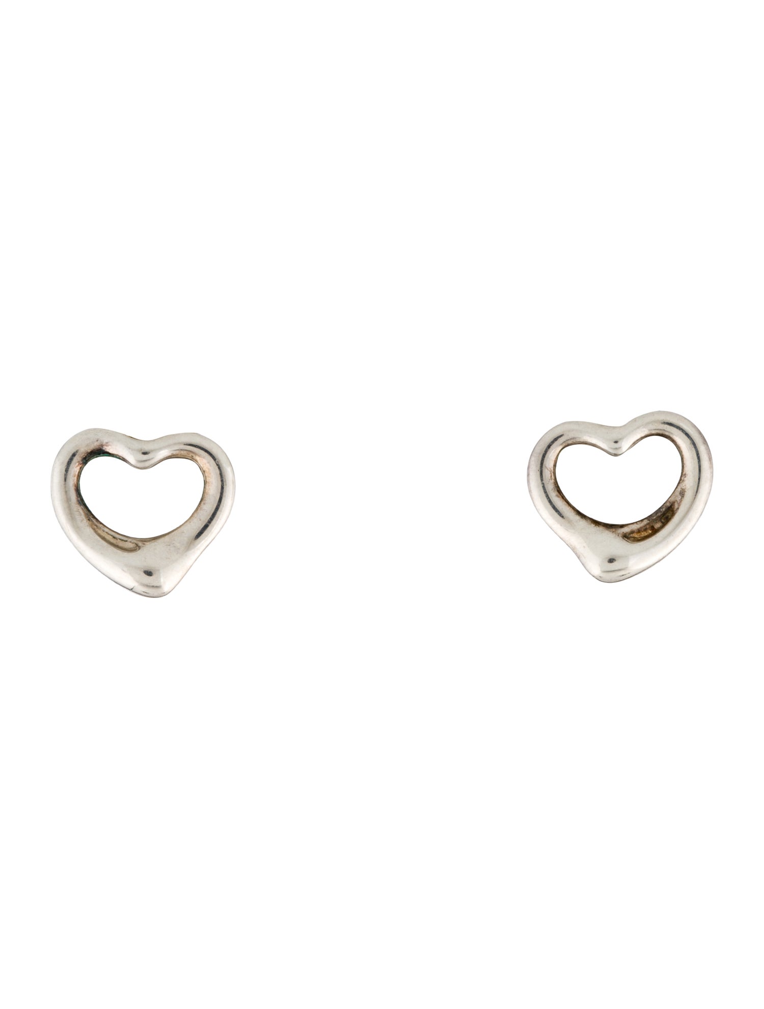 Tiffany & Co. Open Heart Stud Earrings