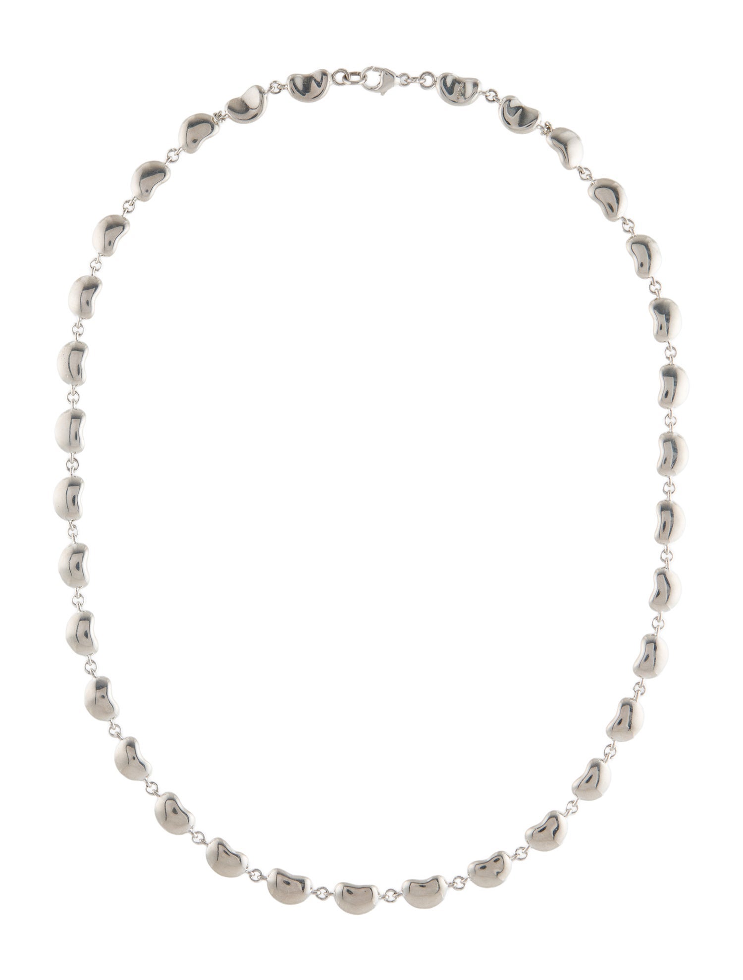 Tiffany & Co. Mini Continuous Bean Design Link Necklace