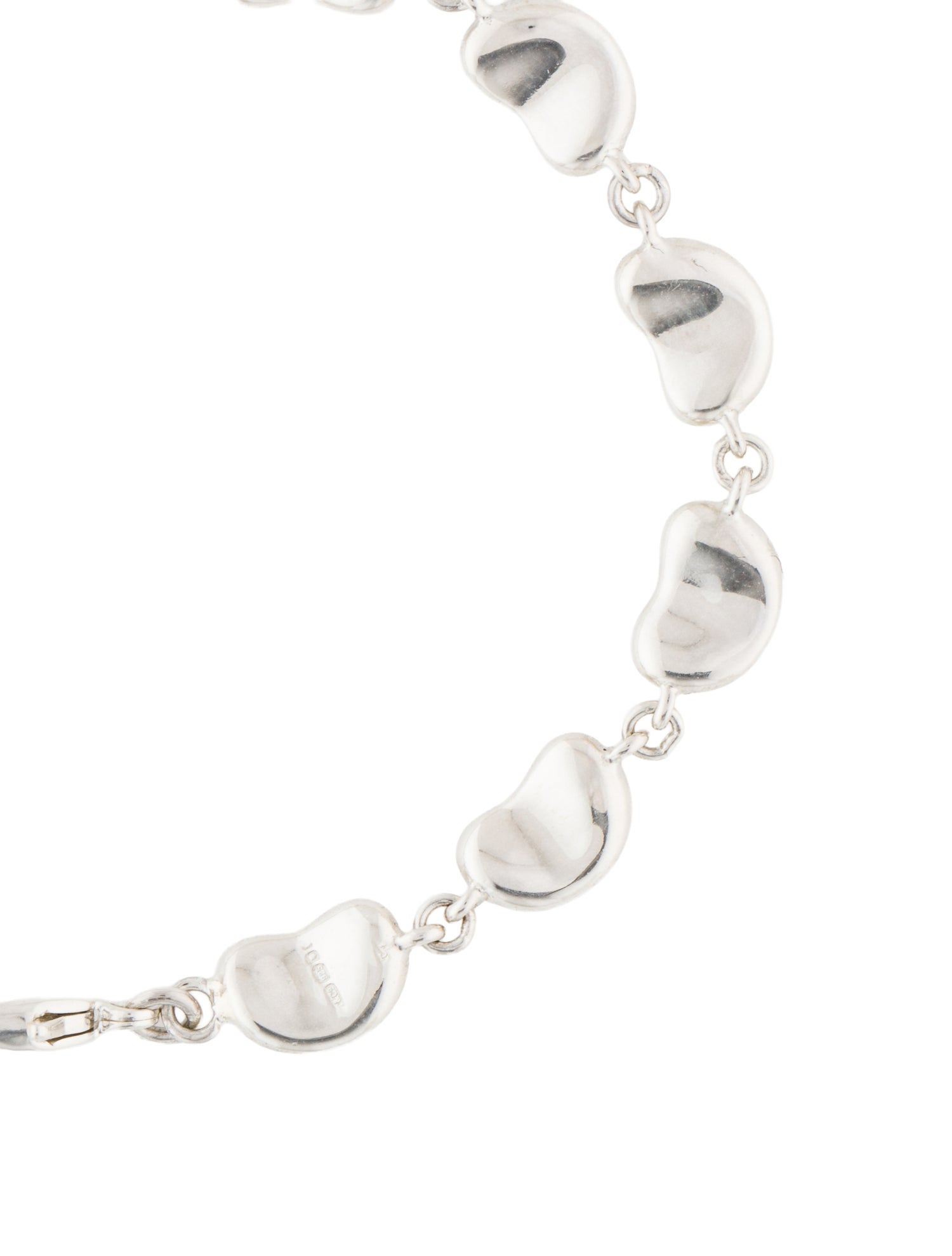 Tiffany & Co. Mini Continuous Bean Design Link Bracelet