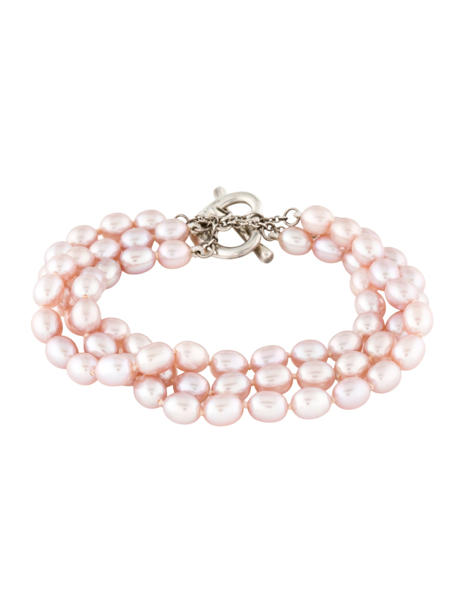 Tiffany & Co. Open Heart Pearl Bracelet