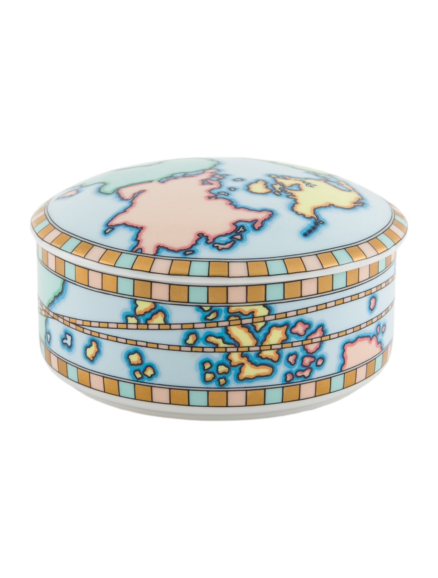 Tiffany & Co. World Map Trinket Box