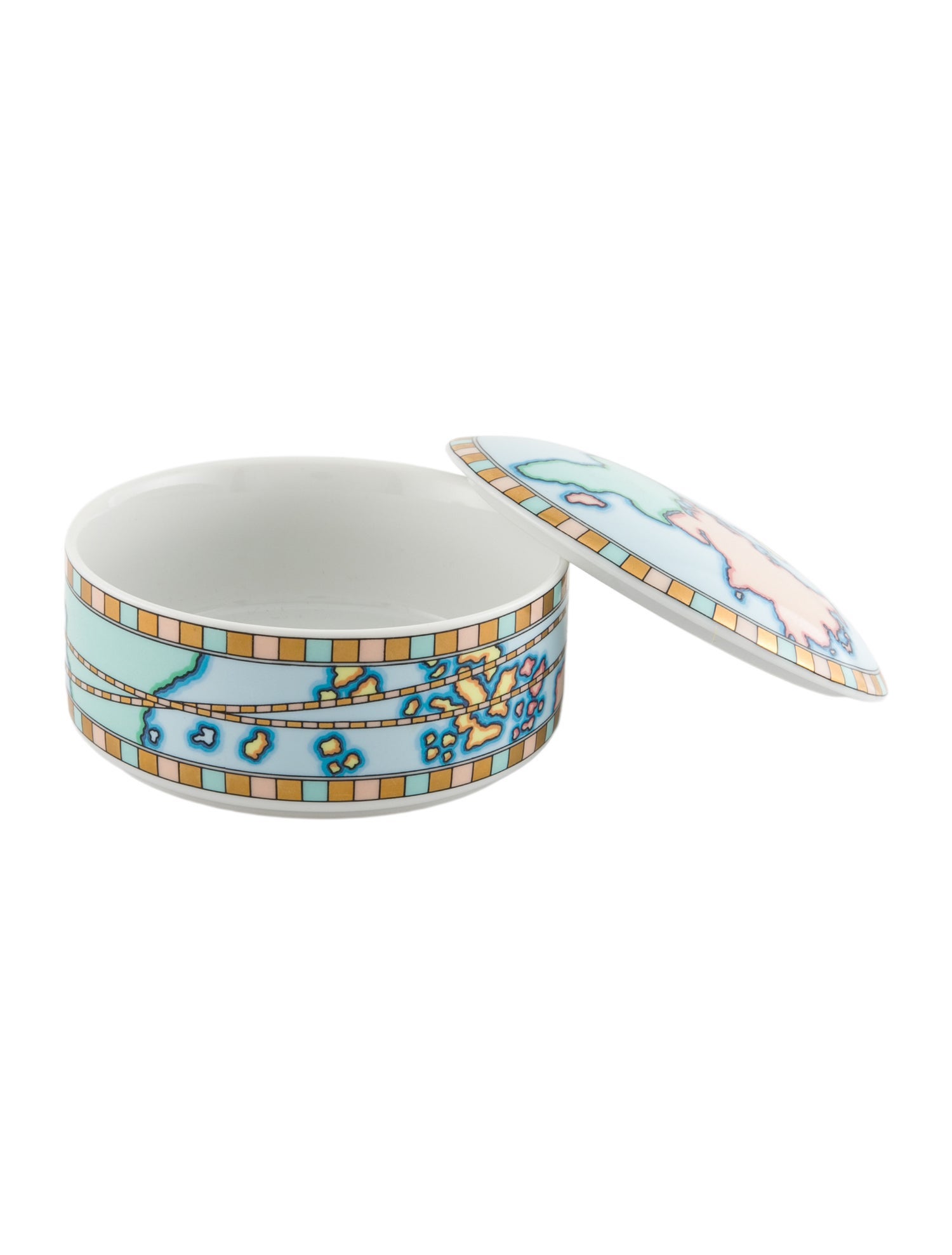 Tiffany & Co. World Map Trinket Box