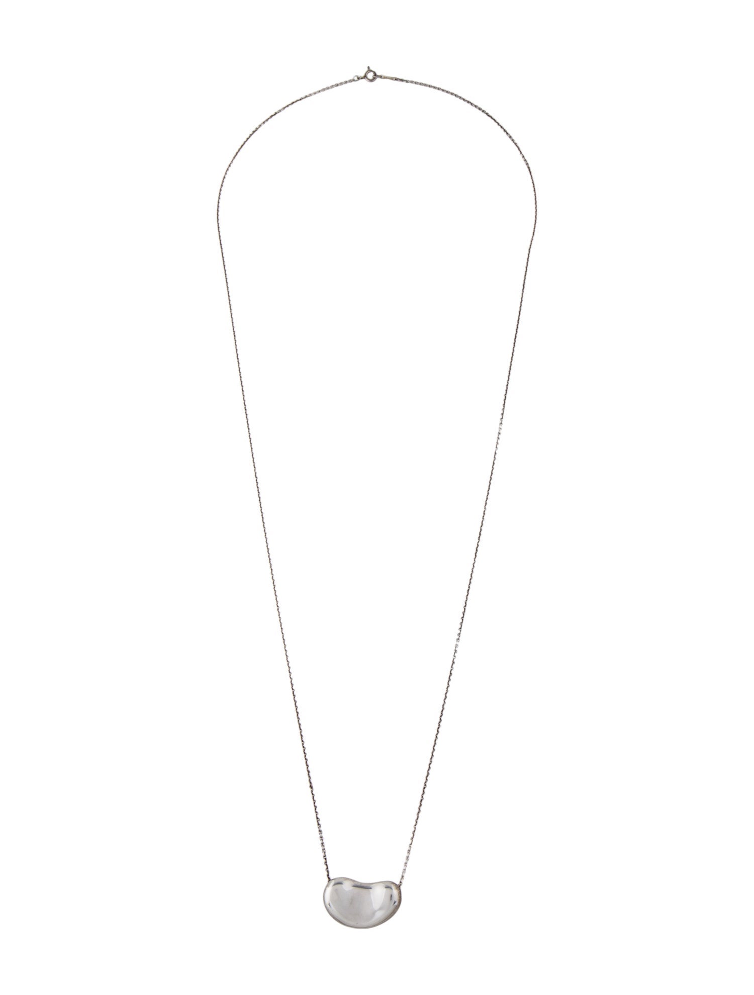 Tiffany & Co. Bean Design Pendant Necklace