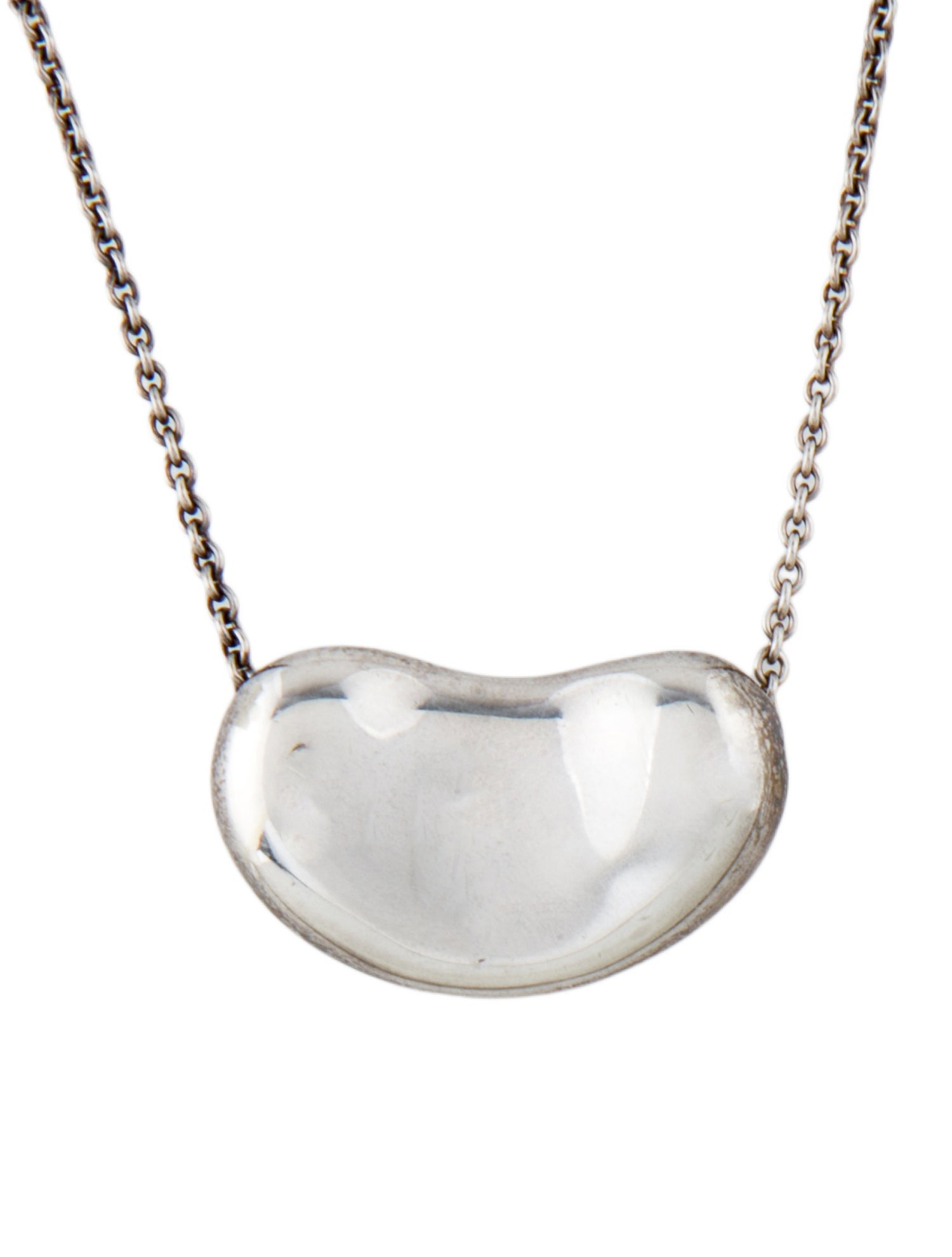 Tiffany & Co. Bean Design Pendant Necklace