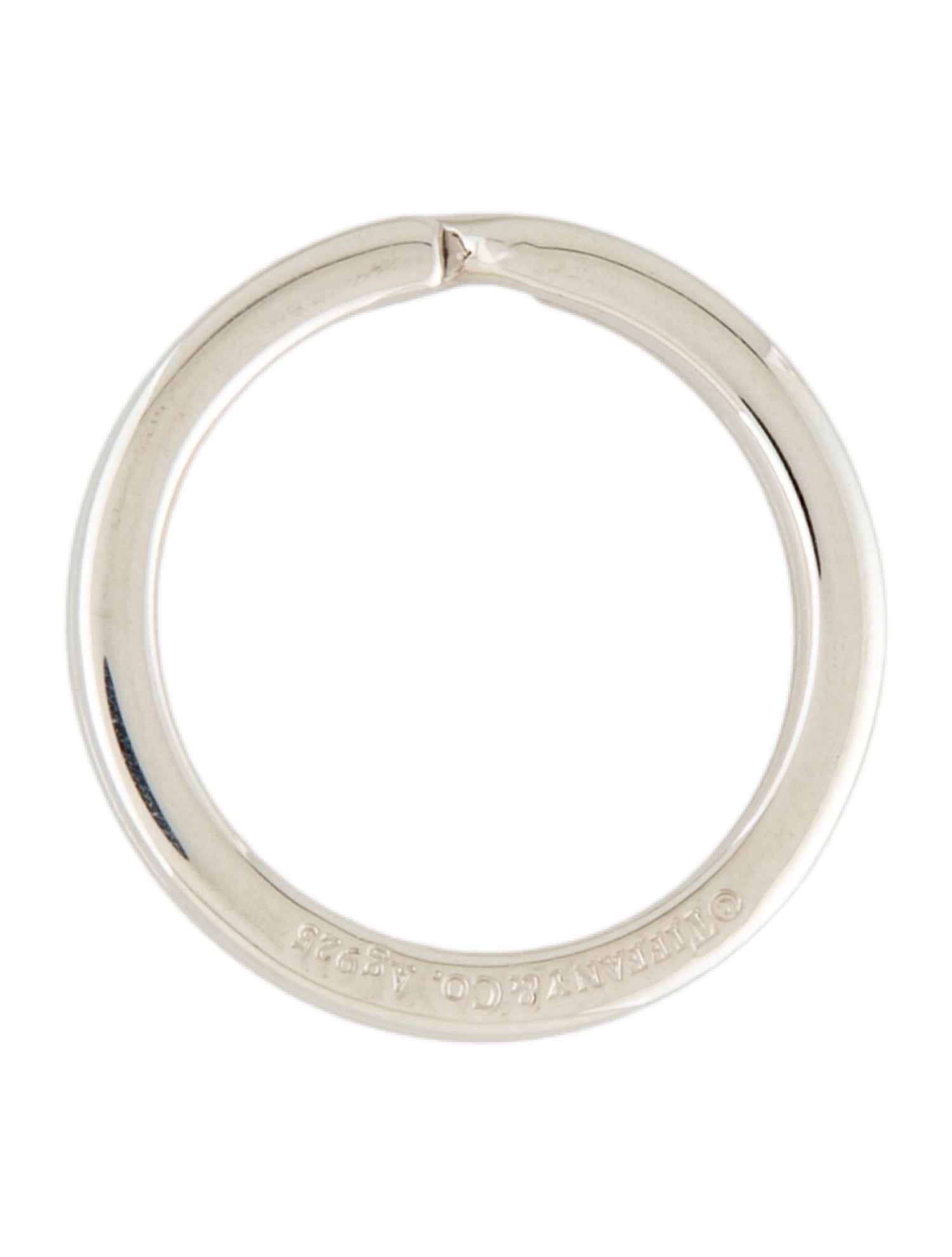 Tiffany & Co. Sterling Silver Keyring