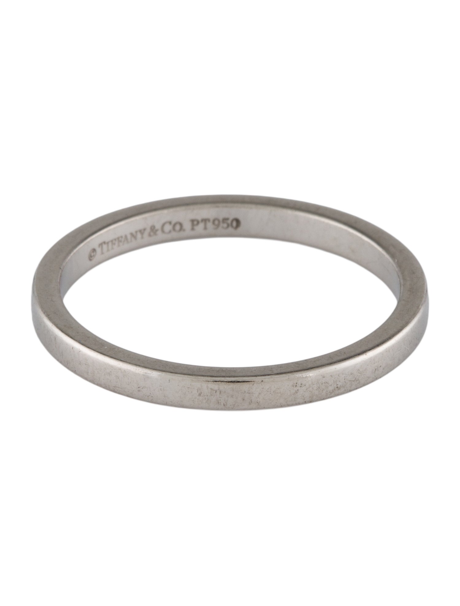 Tiffany & Co. Platinum Wedding Band Ring