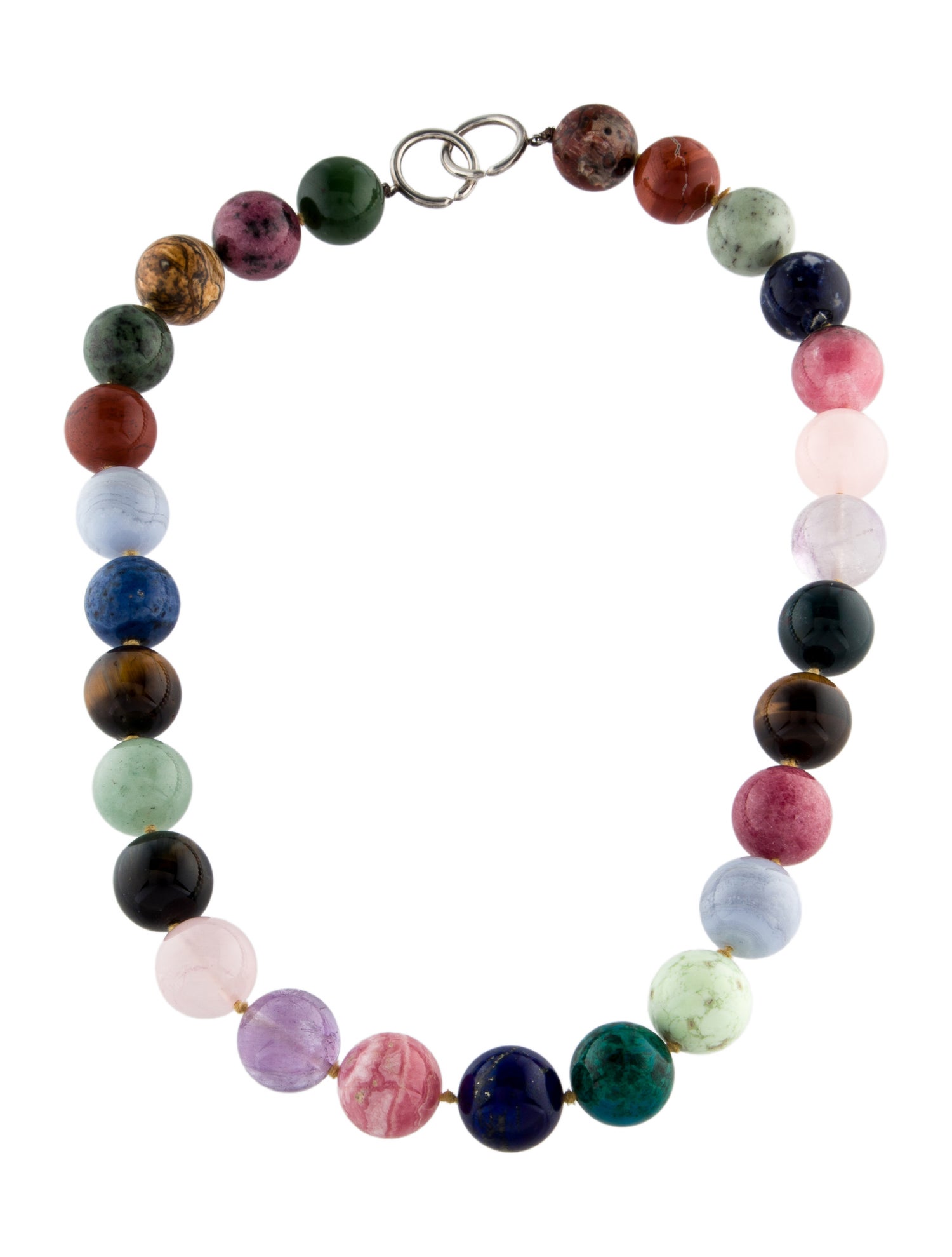 Tiffany & Co. Multistone Bead Strand Necklace