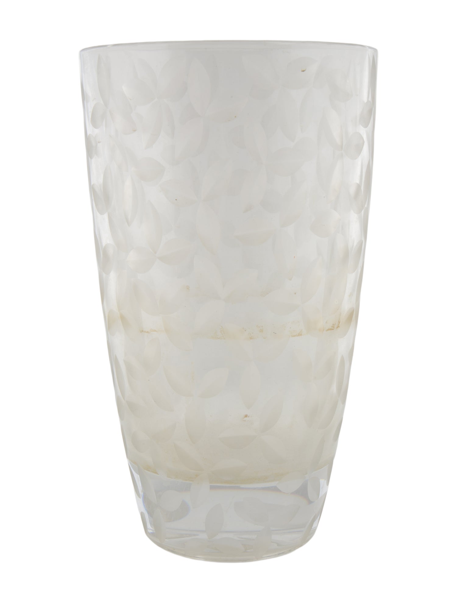 Tiffany & Co. Clover Crystal Vase