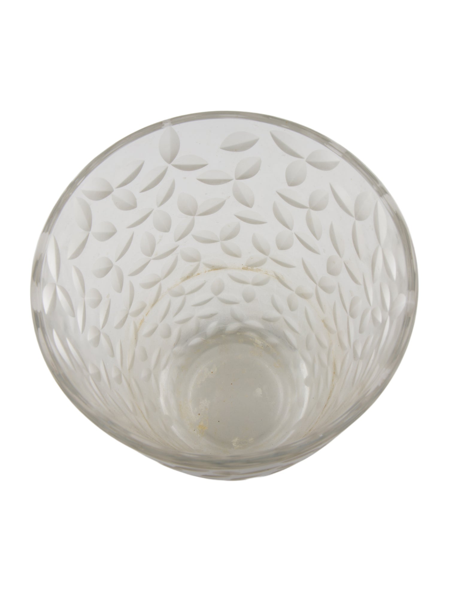 Tiffany & Co. Clover Crystal Vase