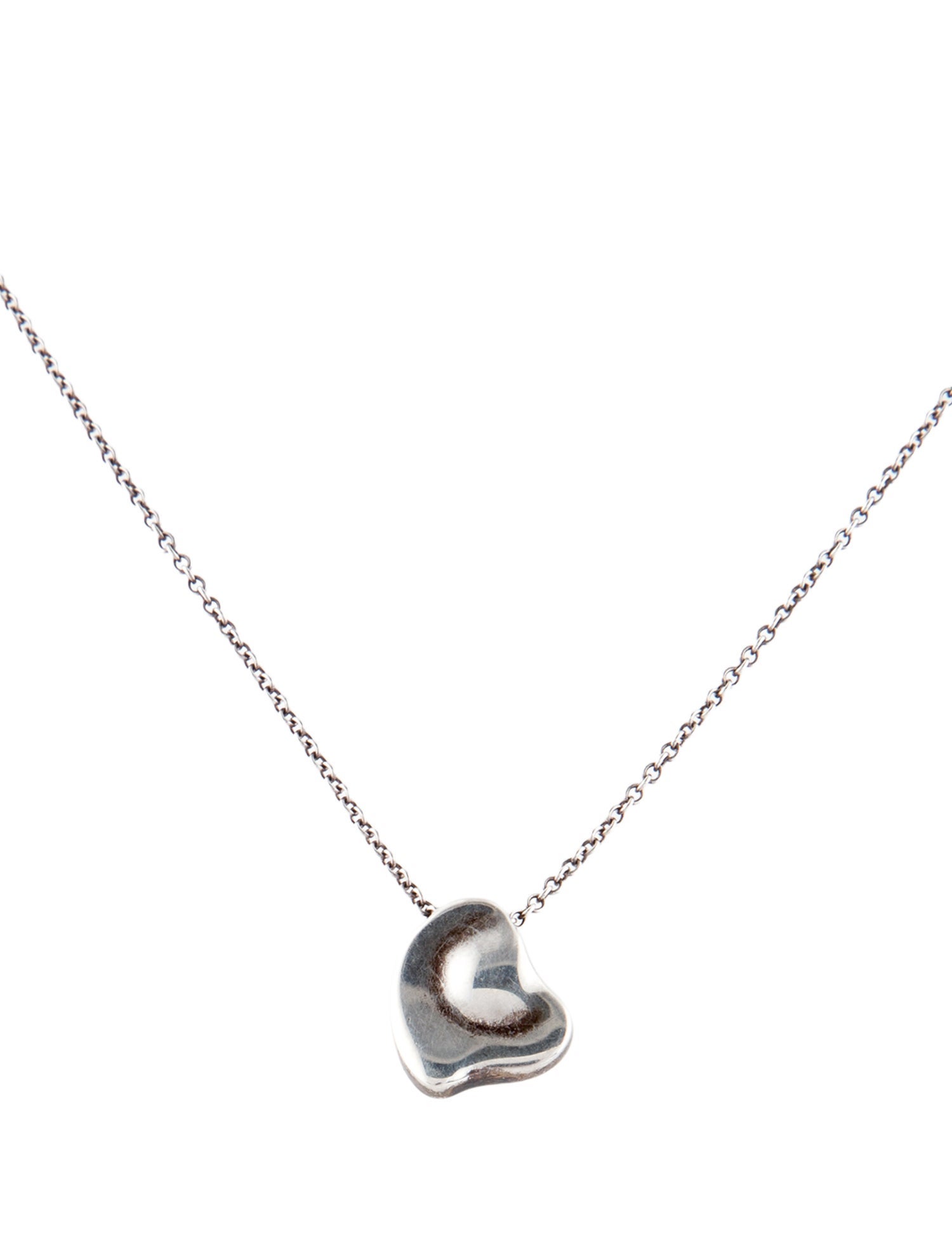 Tiffany & Co. Full Heart Pendant Necklace