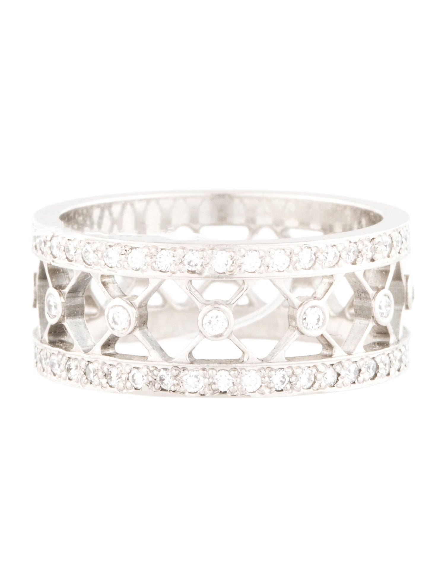 Tiffany & Co. Platinum Diamond Voile Band