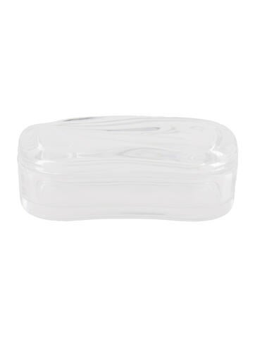 Pre-owned Tiffany & Co Elsa Peretti Wave Dish In Transparent