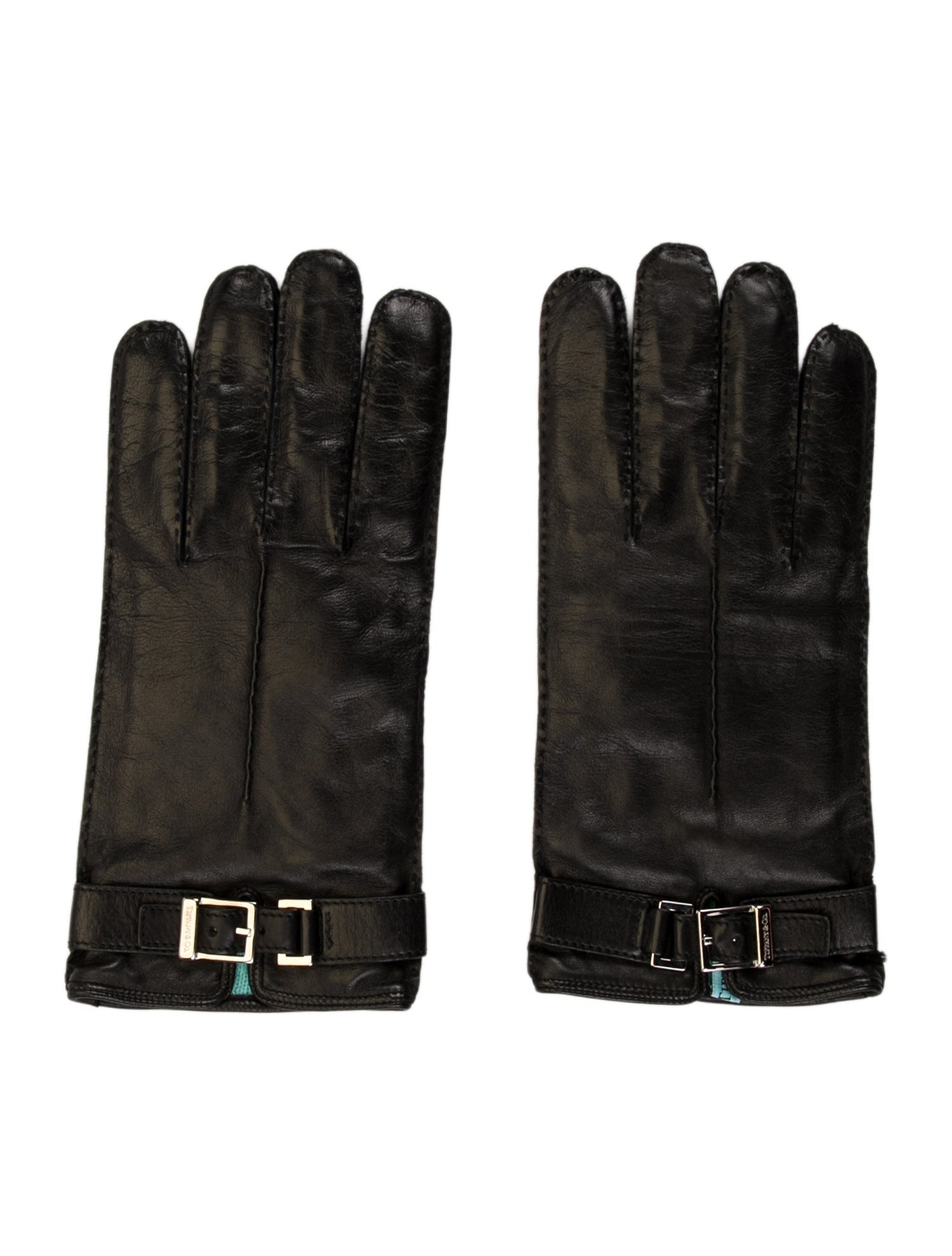 Tiffany & Co. Cashmere Lined Leather Gloves