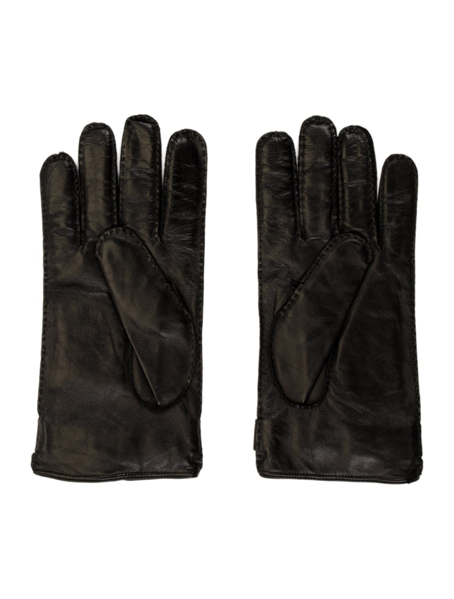 Tiffany & Co. Cashmere Lined Leather Gloves