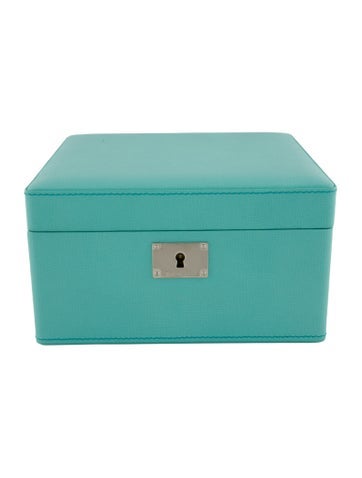 Pre-owned Tiffany & Co Jewelry Box In Blue