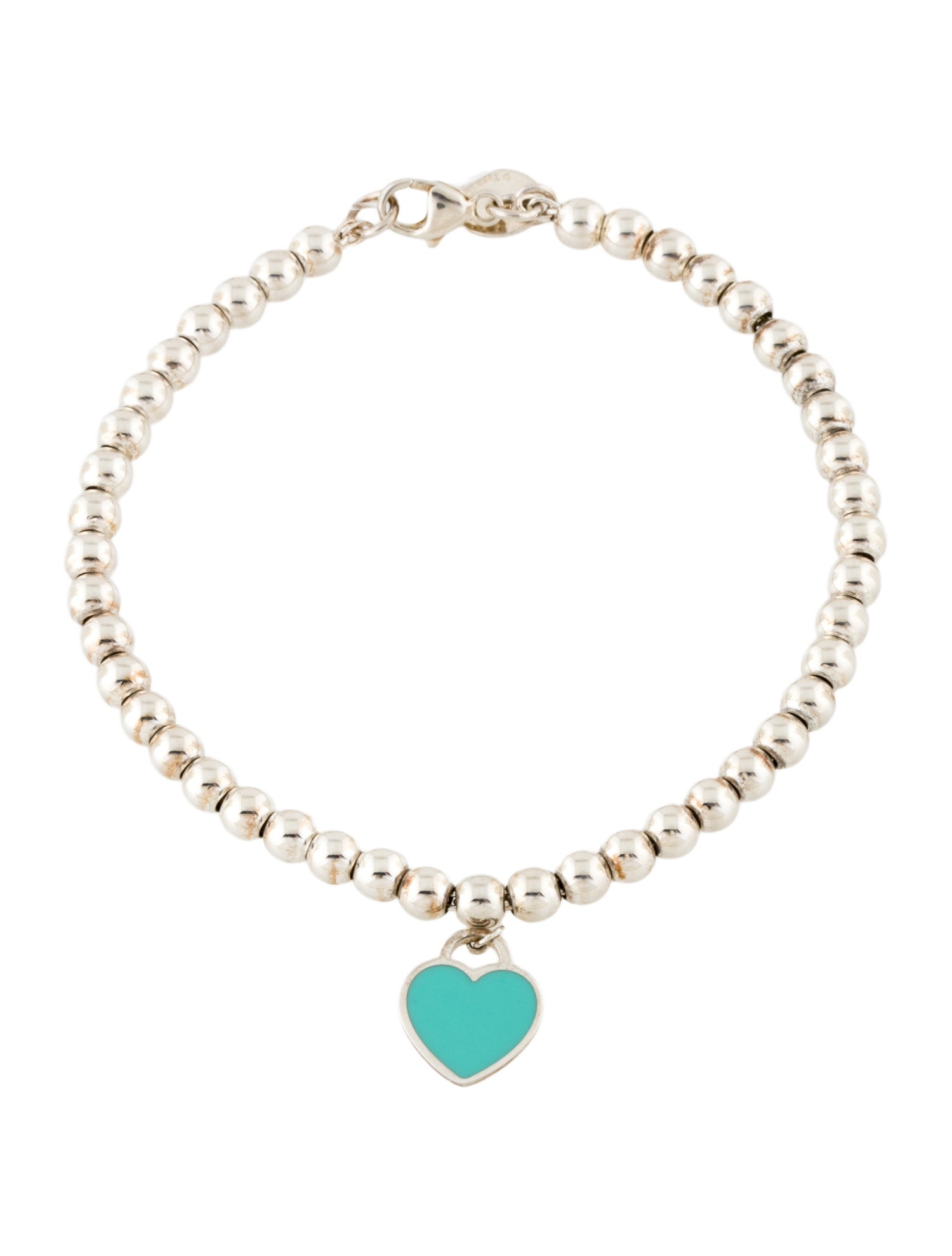 Tiffany & Co. Tiffany Blue® Heart Tag Bead Bracelet