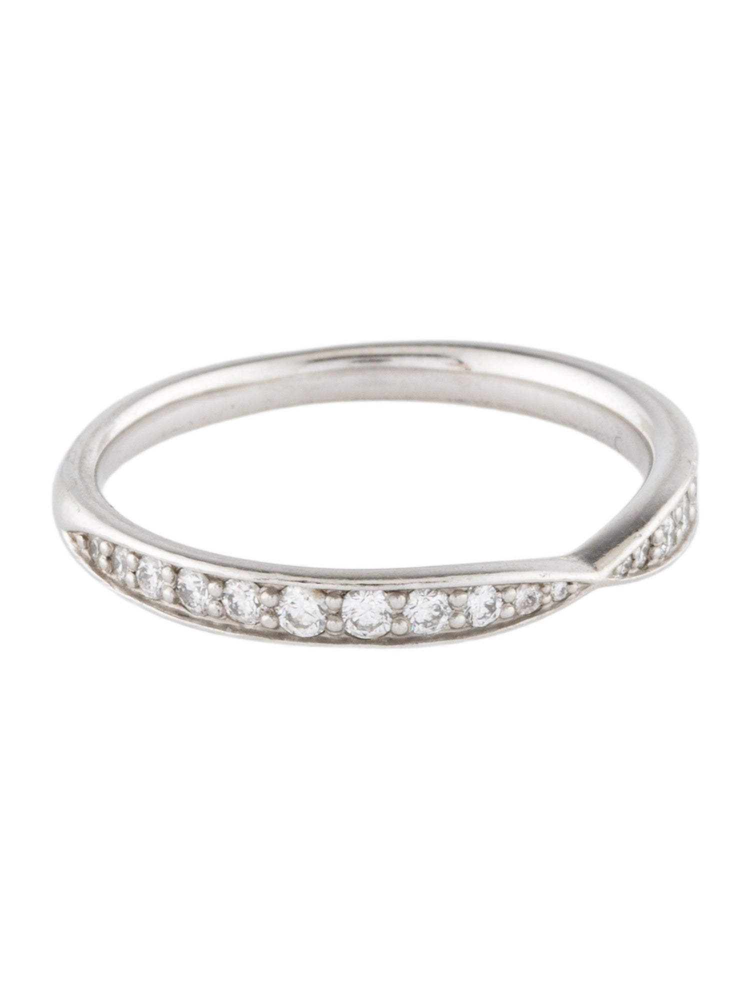 Tiffany & Co. Platinum Diamond Harmony Band
