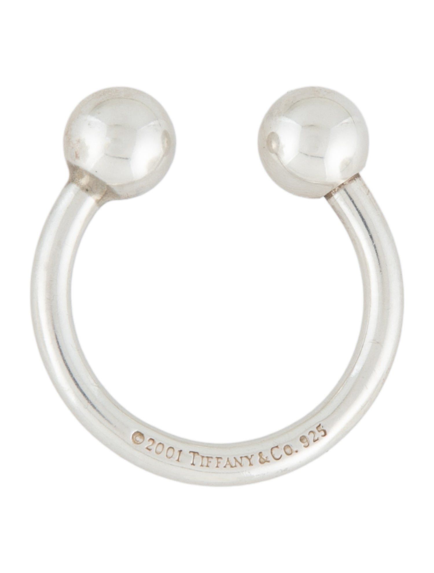 Tiffany & Co. Sterling Silver Keyring