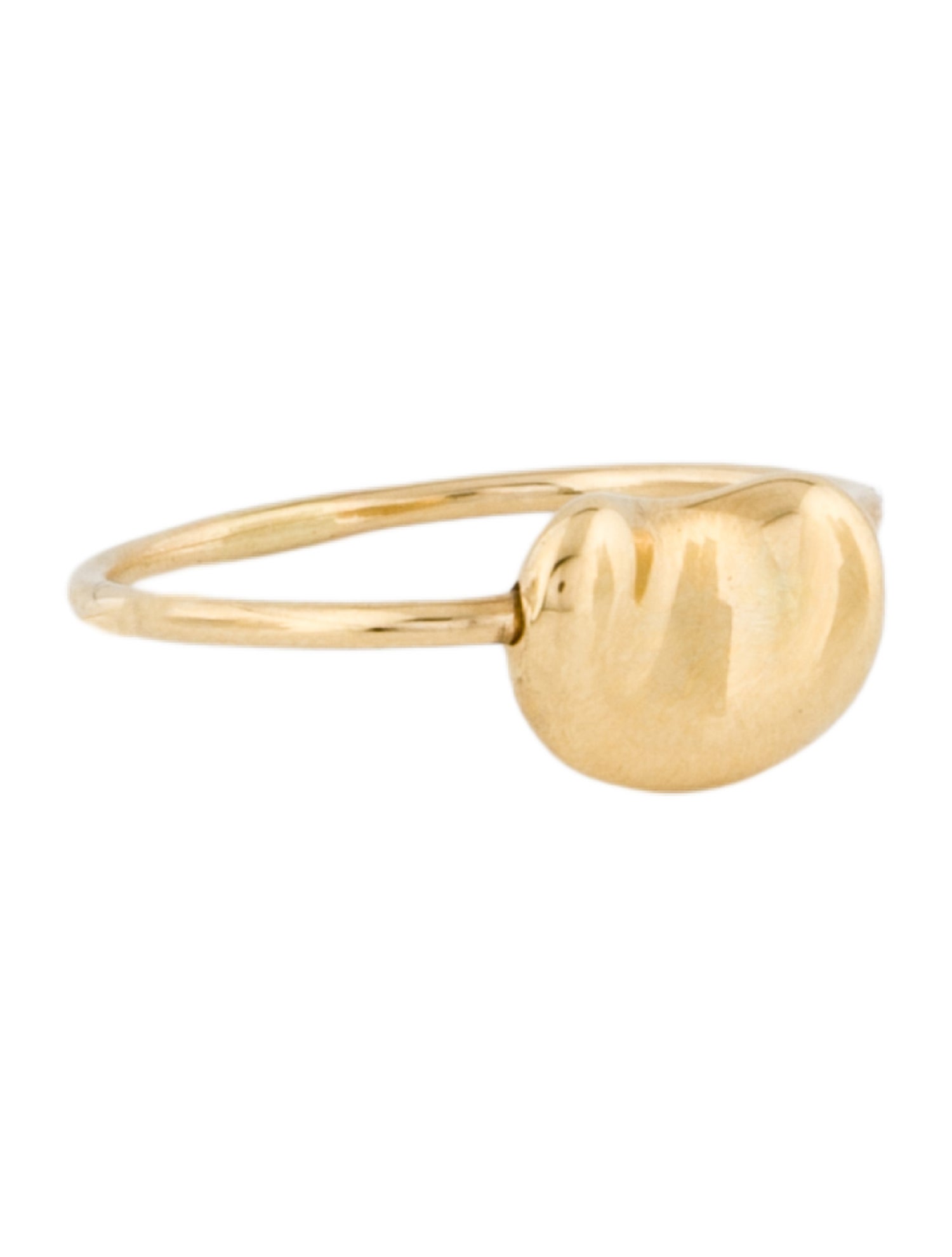 Tiffany & Co. 18K Bean® Design Wire Ring