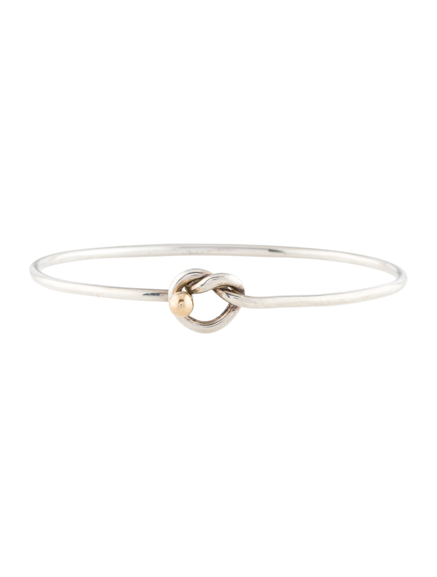 Tiffany & Co. Vintage Two-Tone Wire Hook Bracelet