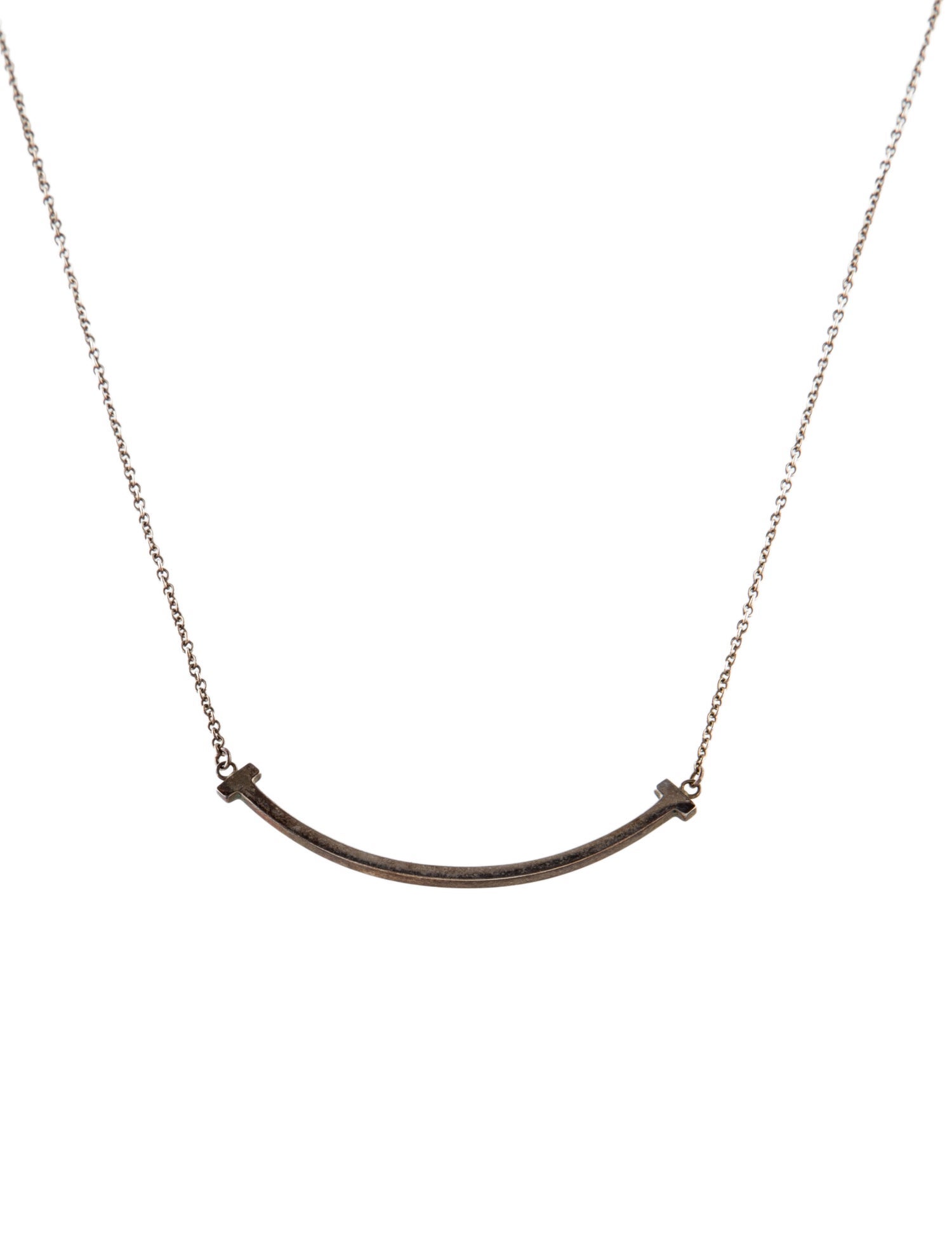 Tiffany & Co. T Smile Pendant Necklace