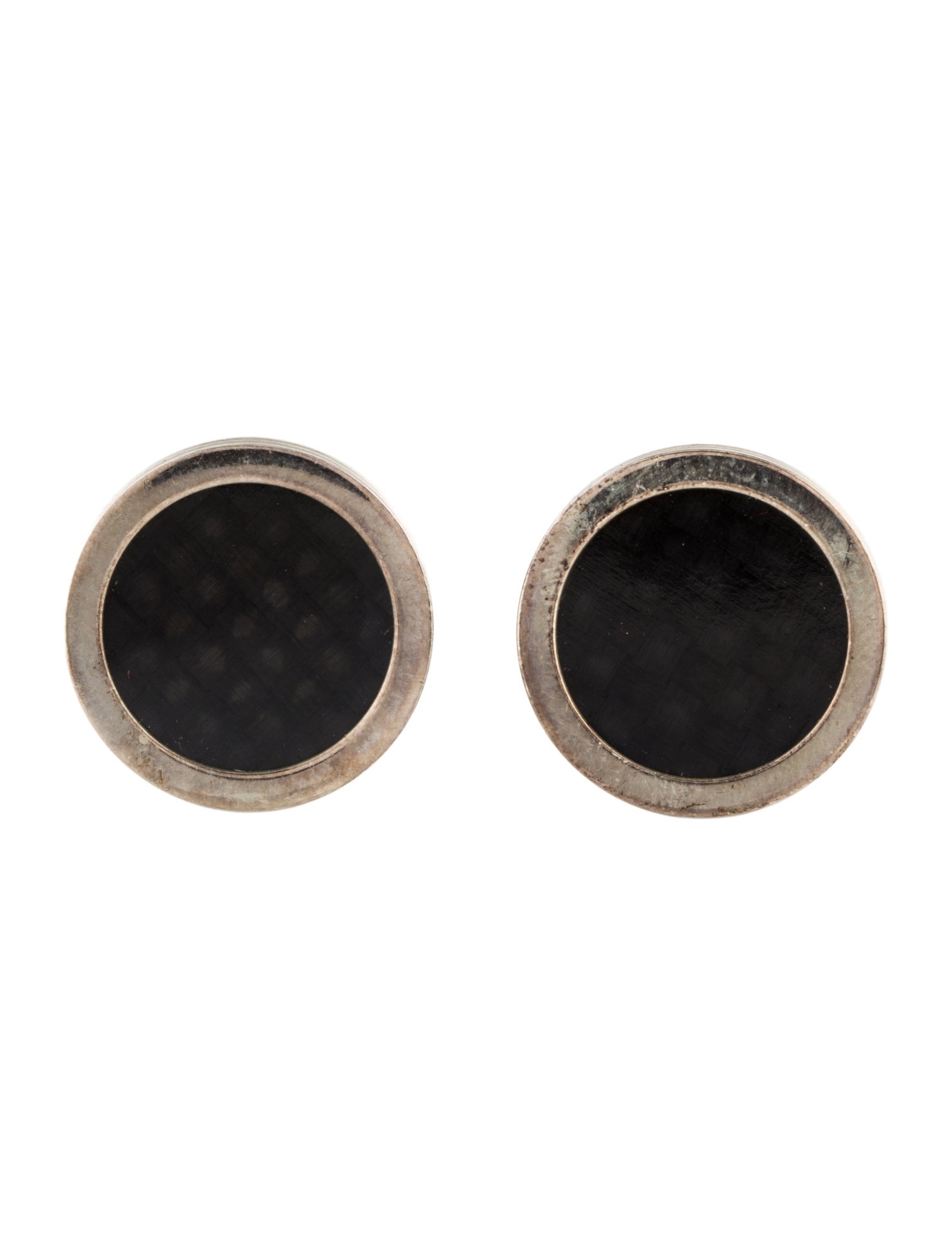 Tiffany & Co. Carbon Fiber Cufflinks