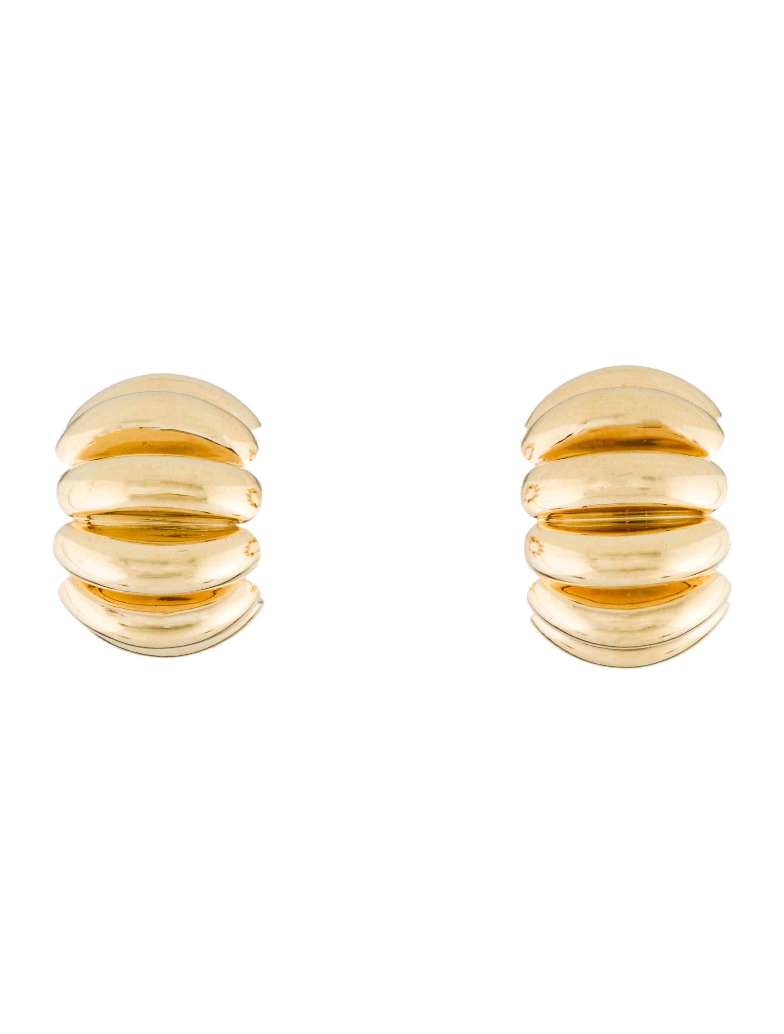 Tiffany & Co. Vintage 18K Earclip Earrings